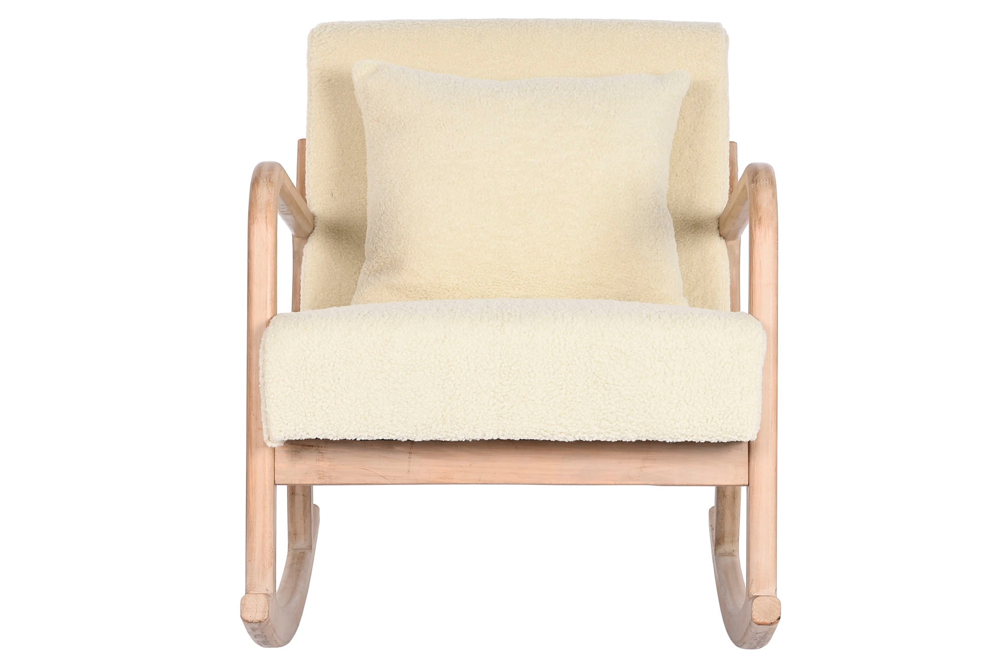 Cadeira de balanço Hevea / Rubberwood 66X88X78 Cadeira de balanço