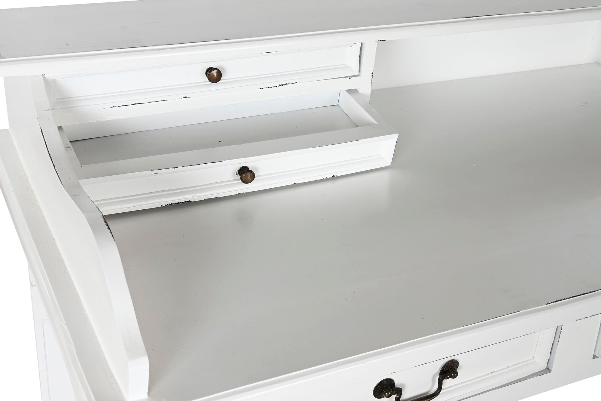 Escritorio Caobilla 150X57X100 Blanco Roto