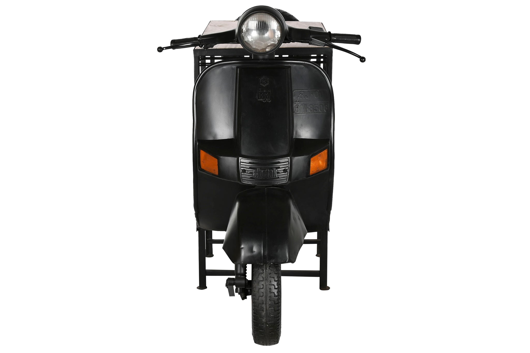 Alça de suporte de garrafas de ferro 195X70X106 motocicleta usada