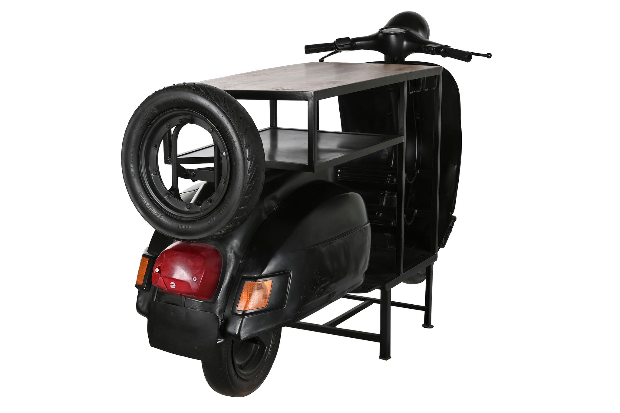 Alça de suporte de garrafas de ferro 195X70X106 motocicleta usada