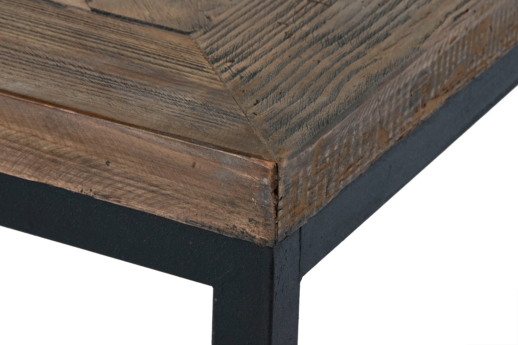Mesa de Centro de Madeira e Metal 120X120X47,5 33,00