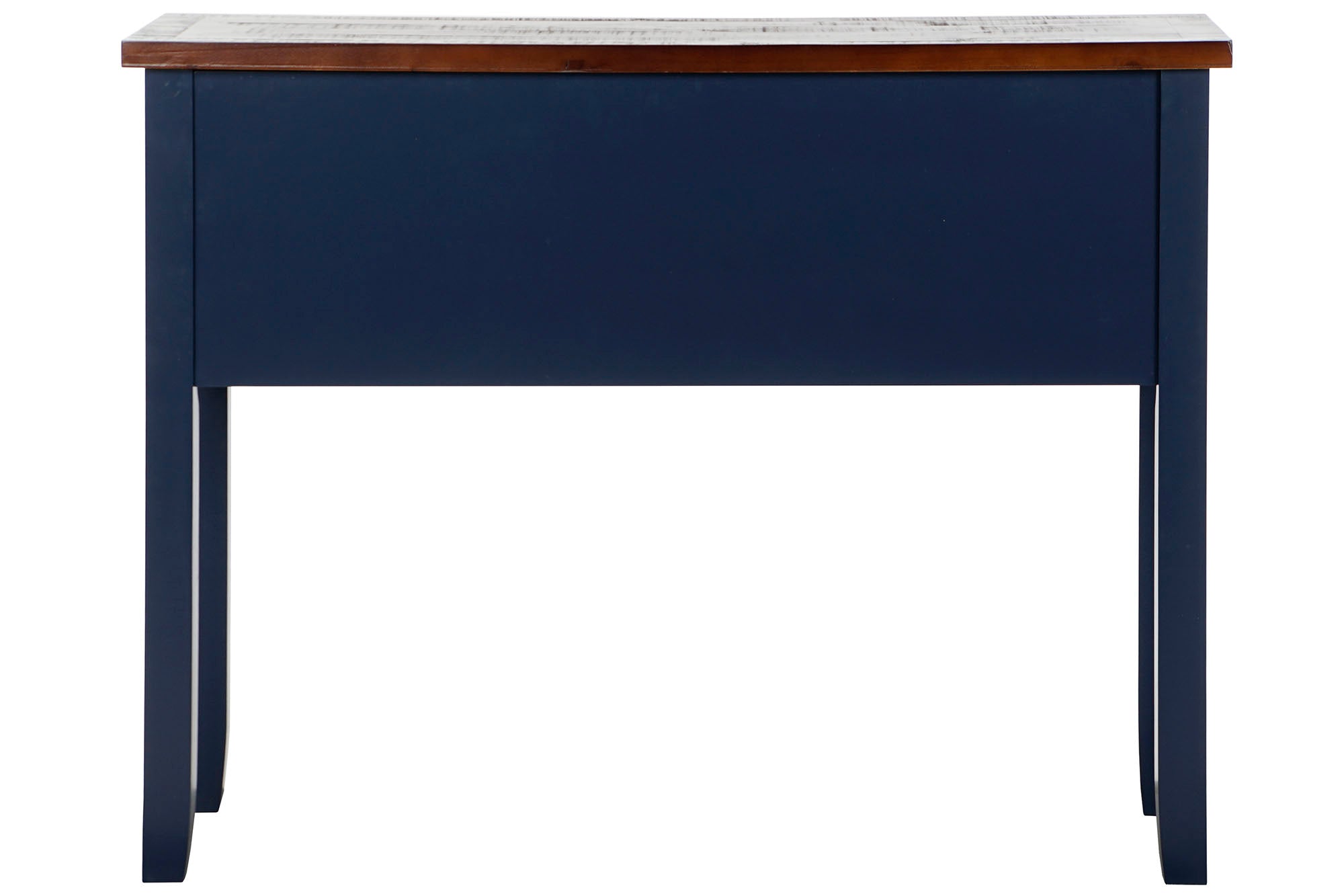 Consola Paulownia 103X35X80 10Caj, Azul Marino