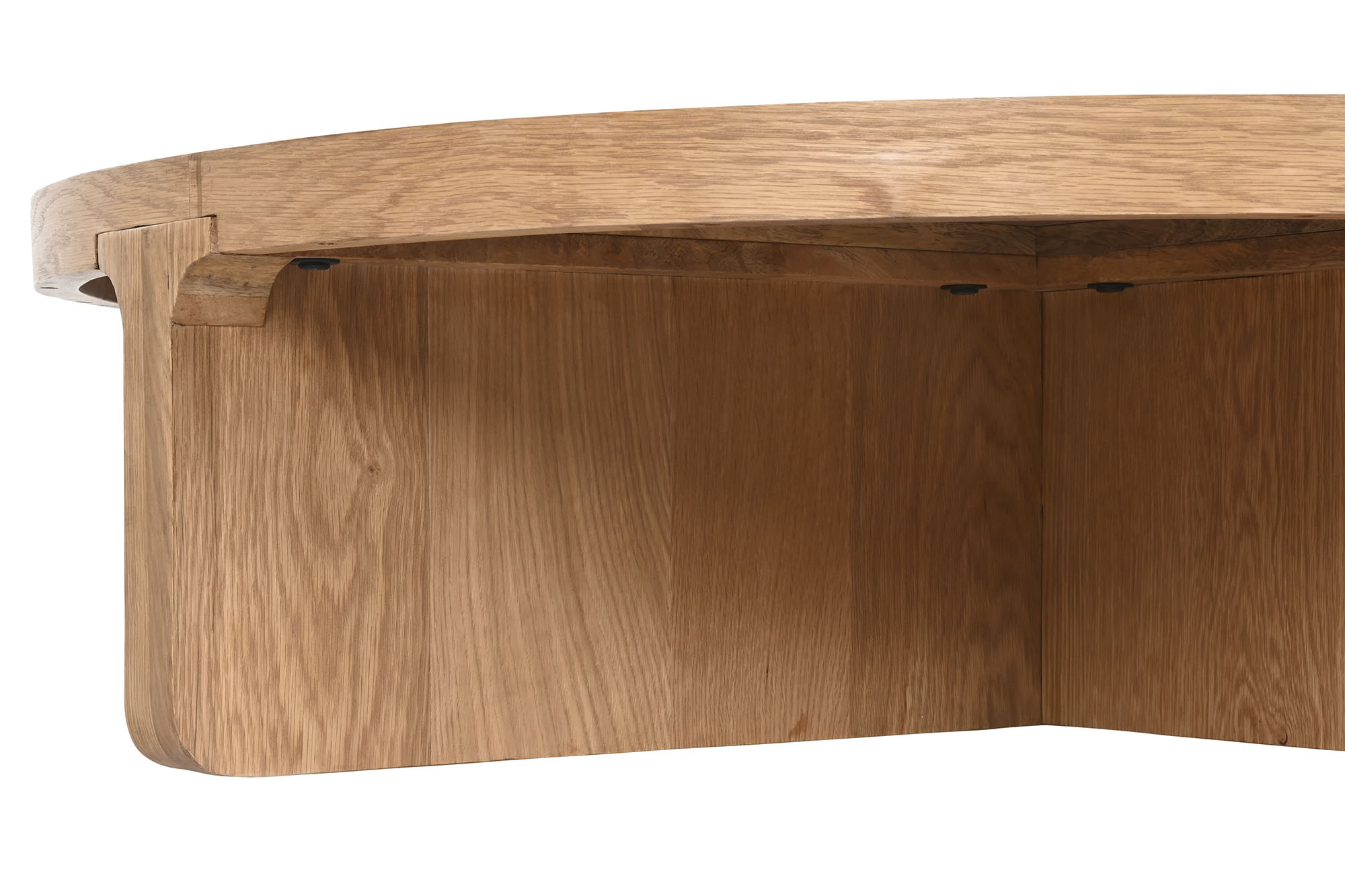 Mesa de Centro MDF Carvalho 121X121X31,5 34,70 Folheado