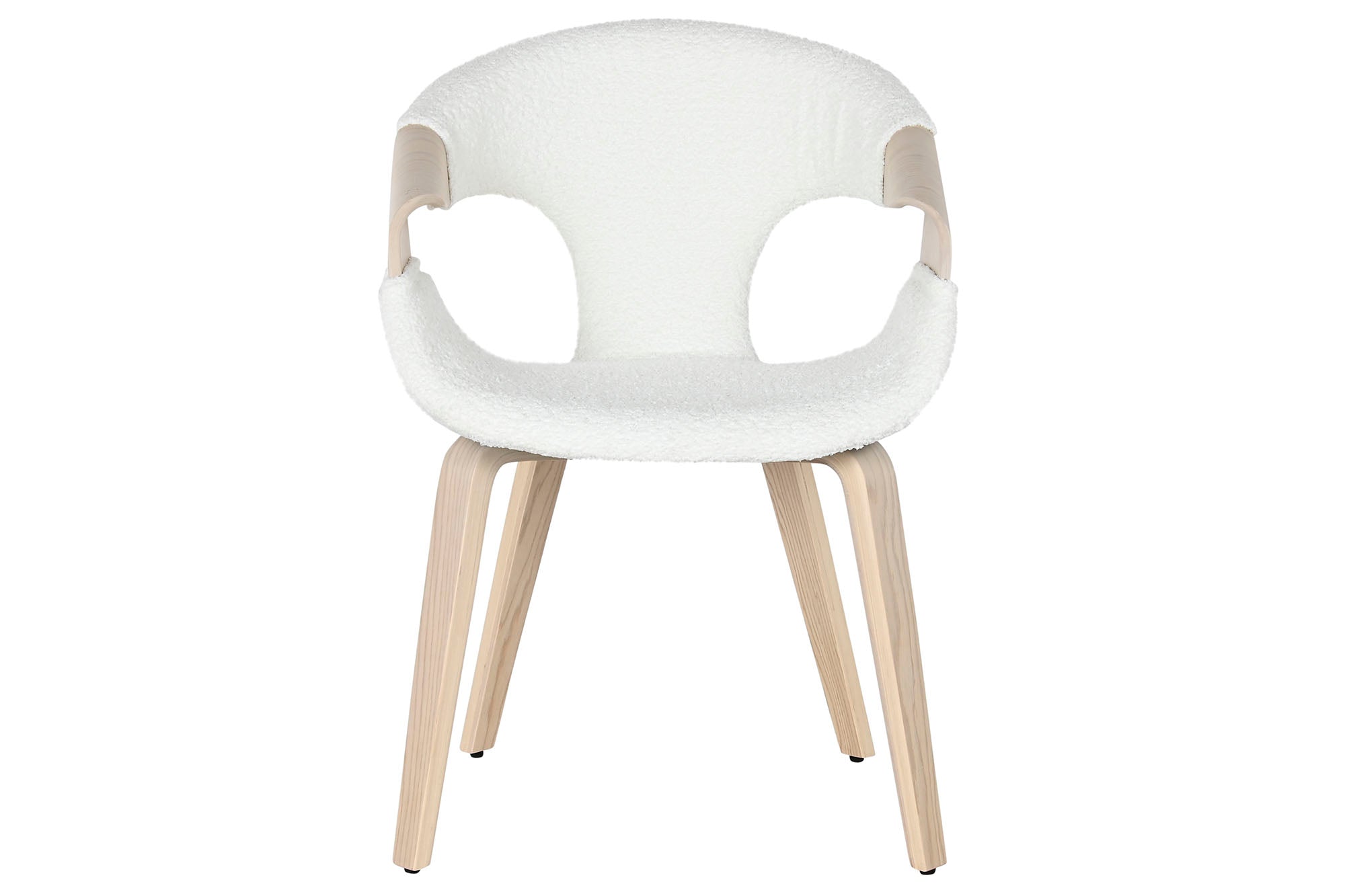 Silla Madera Poliester 52,5X67,5X82 Blanco
