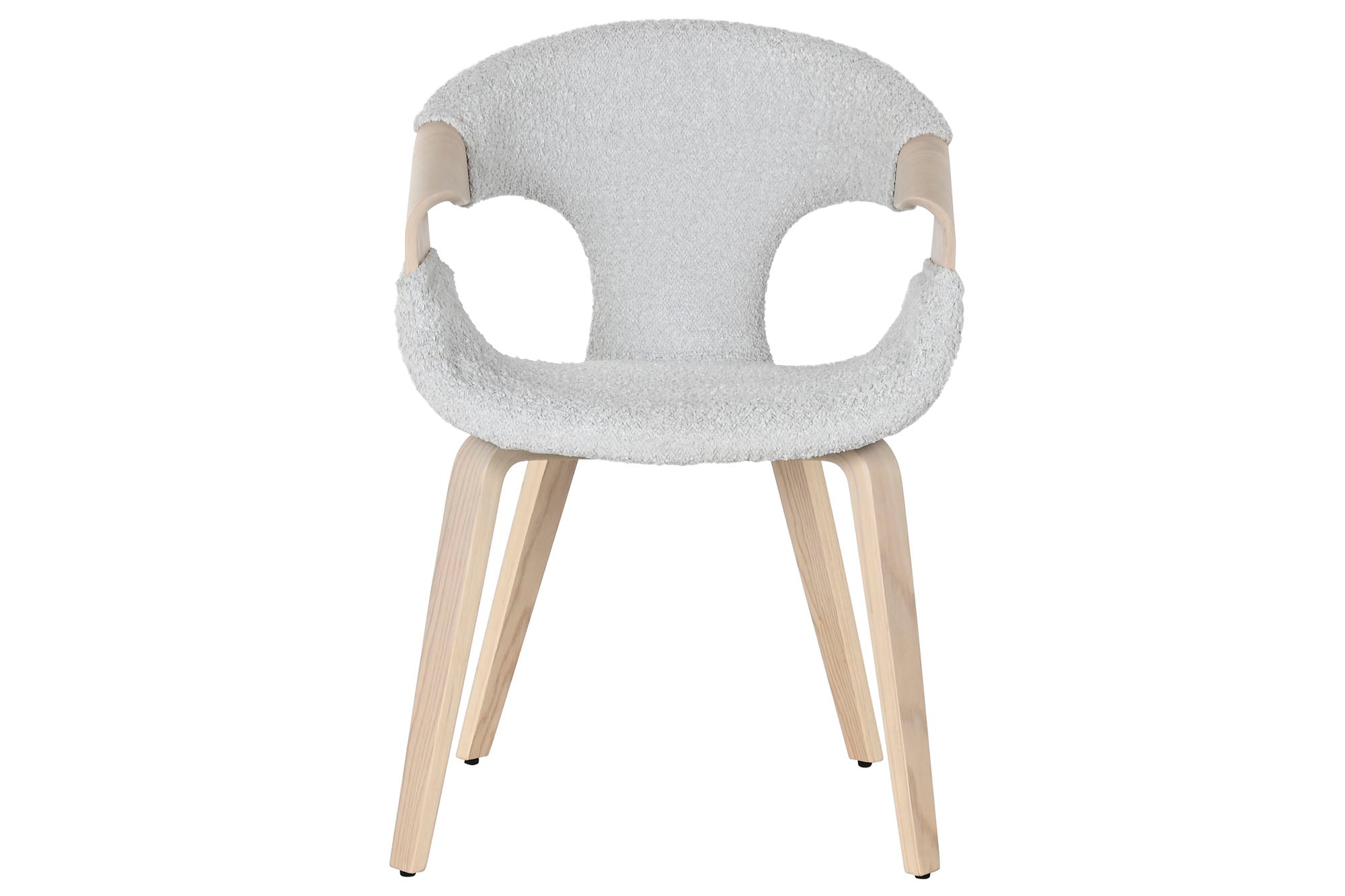 Polyester Wood Chair 52.5X67.5X82 Grey
