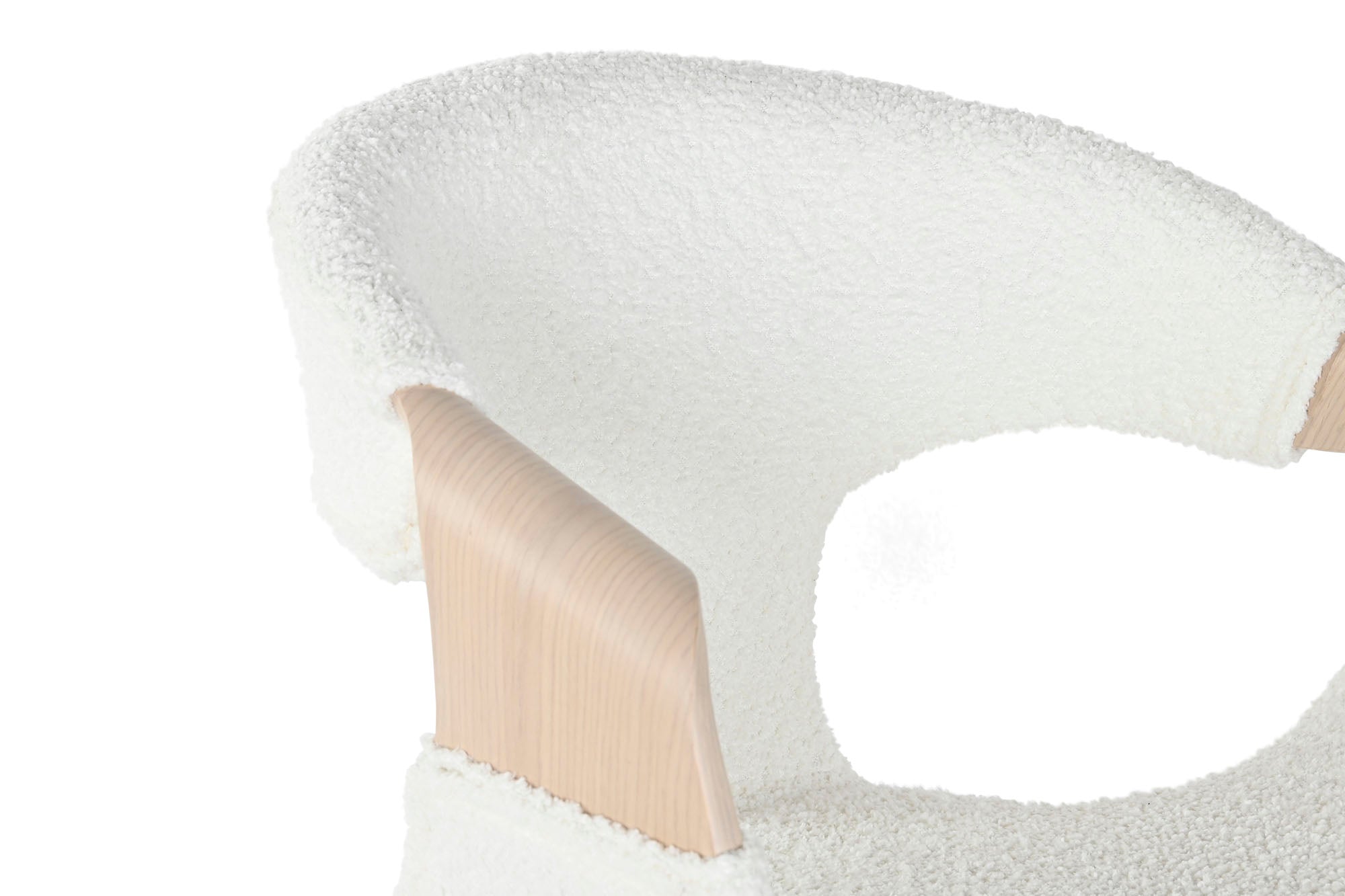 Taburete Madera Poliester 55,5X52,5X92,5 Blanco