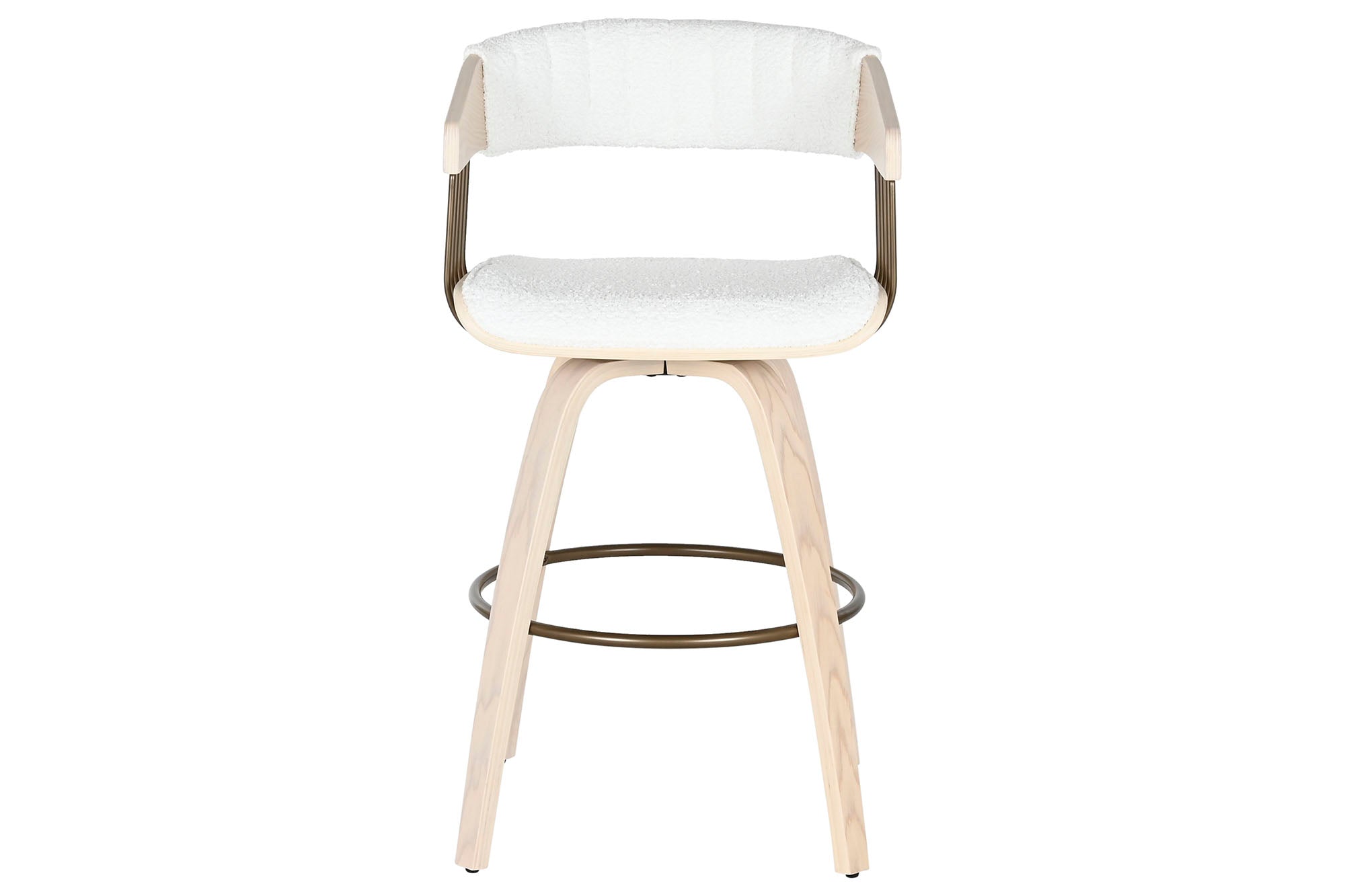 Polyester Wood Stool 51.5X47.5X94.5 White