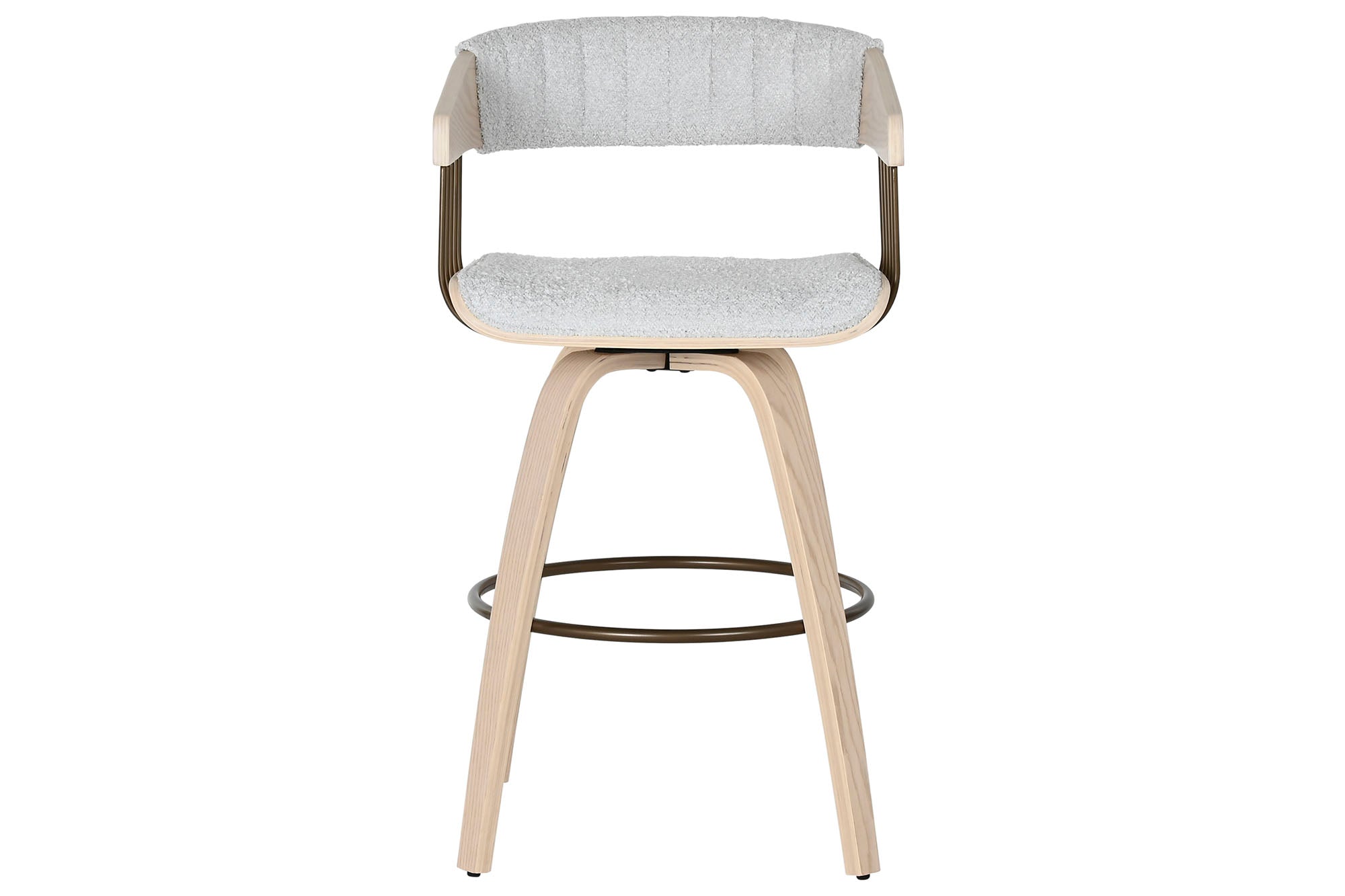 Polyester Wood Chair 51X55X76.5 Grey