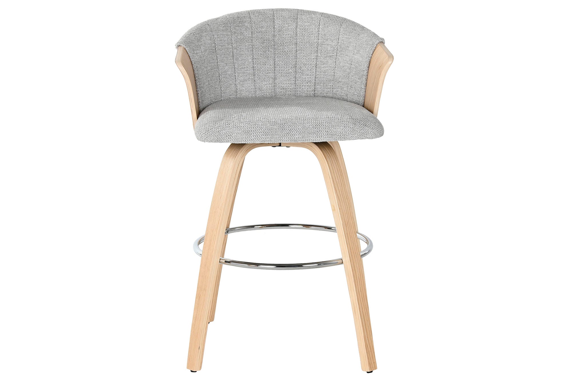Taburete Madera Poliester 58X56X95 Gris