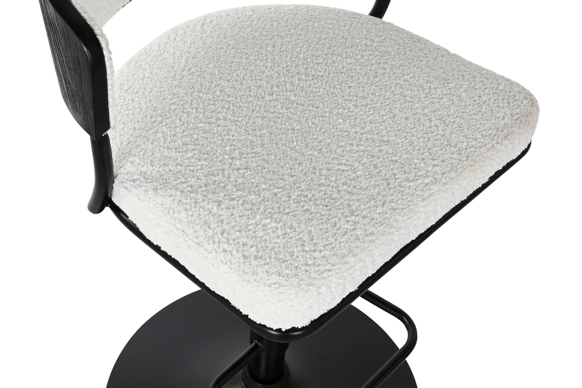 Metal Polyester Stool 48.5X48X83.5 104 White