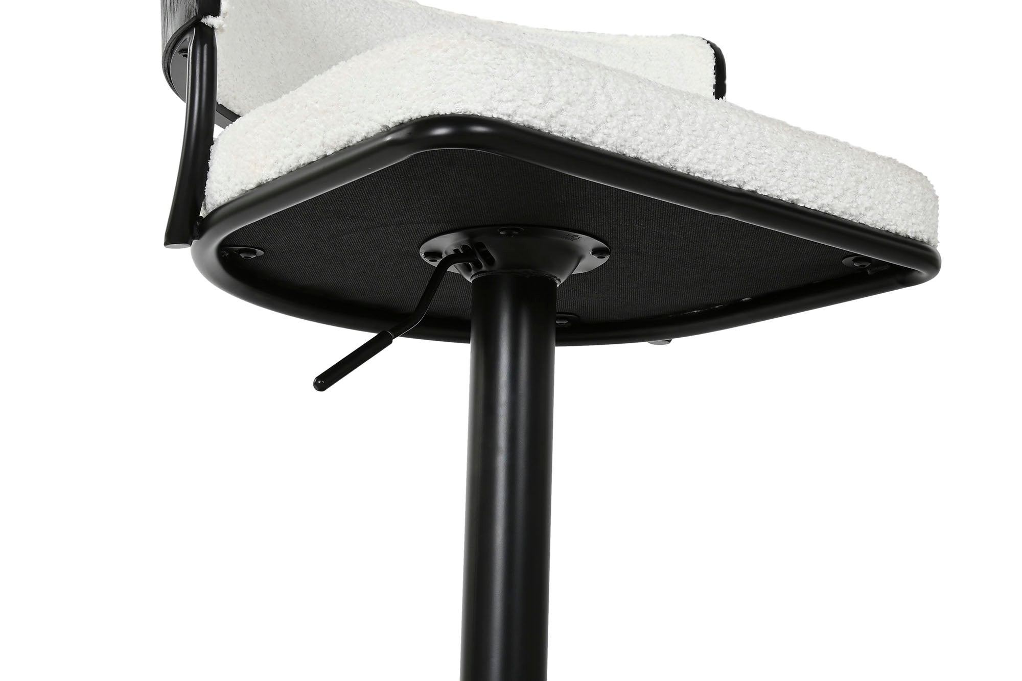 Metal Polyester Stool 48.5X48X83.5 104 White