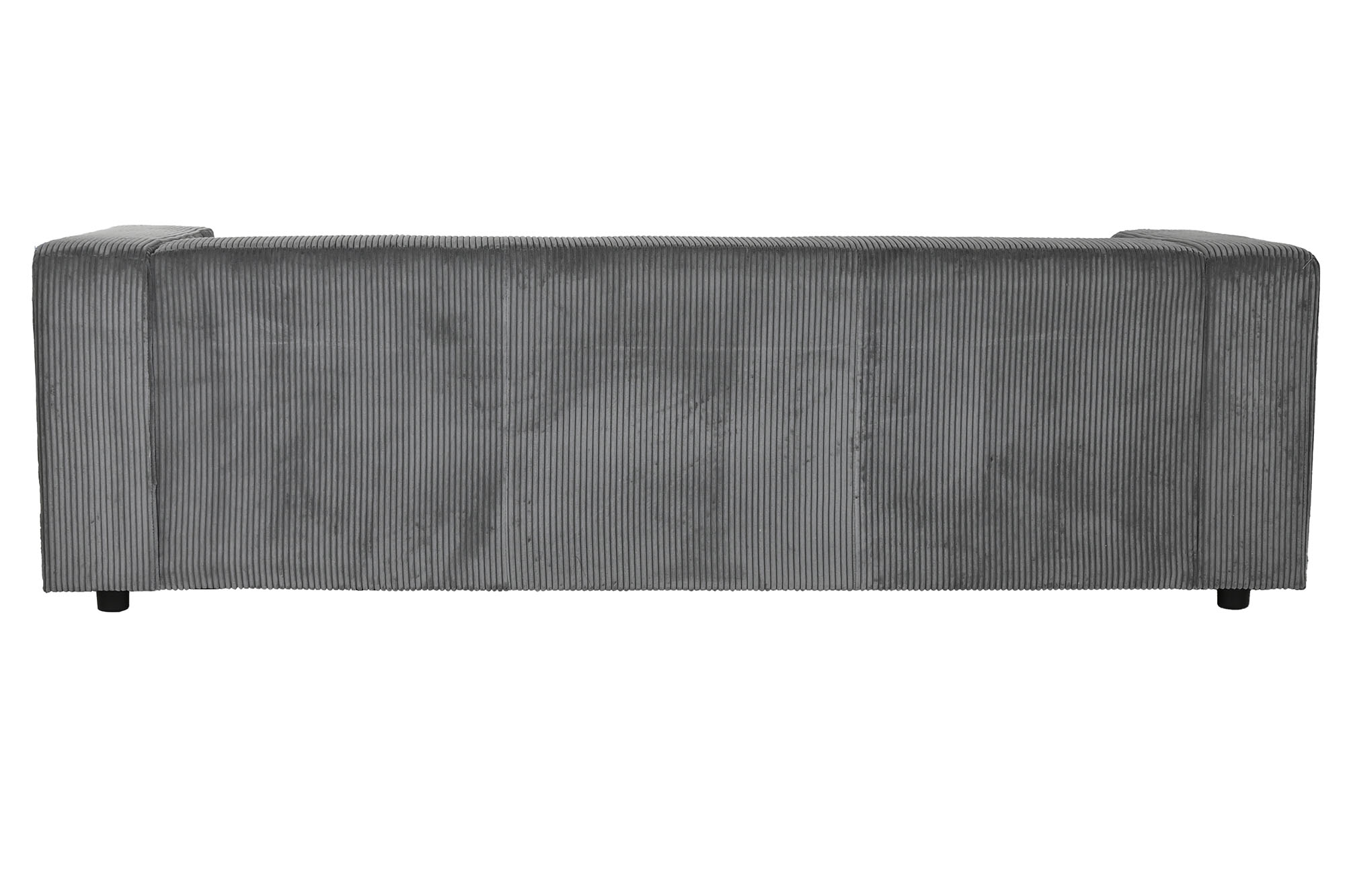 Sofa Poliester 224X95,5X66,5 Pana Gris Claro