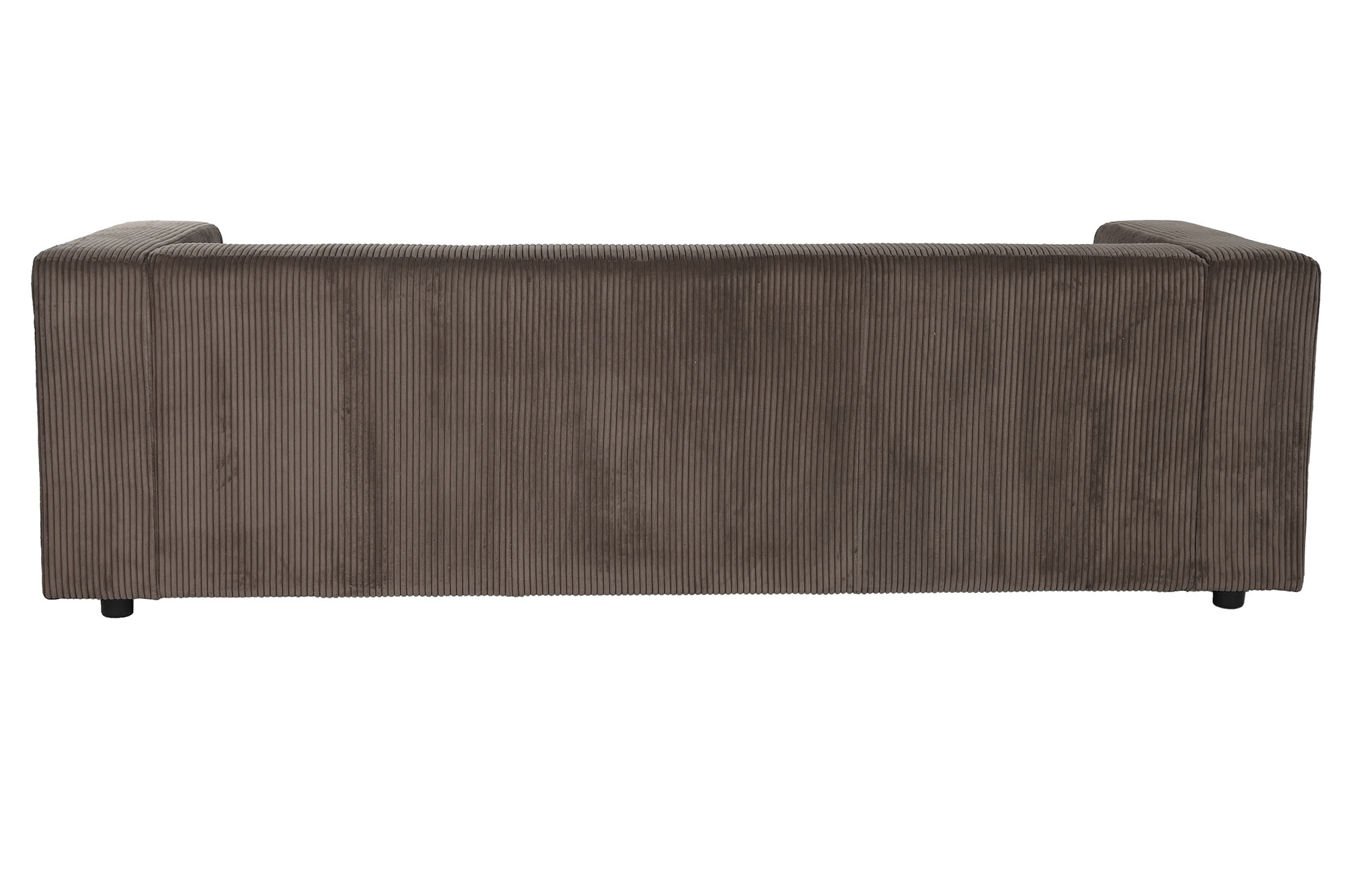 Sofá de poliéster 224x95,5x66,5 marrom