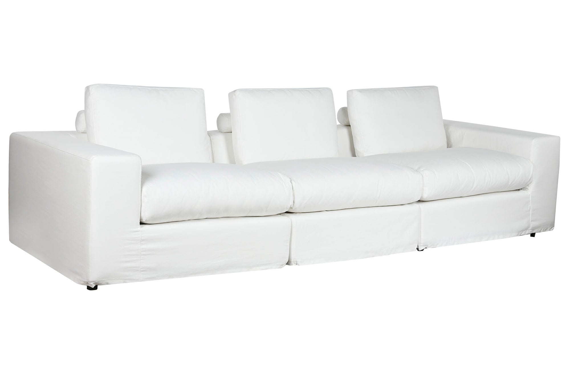 Sofa Poliester Pluma 286X95,5X57 Desenfundable