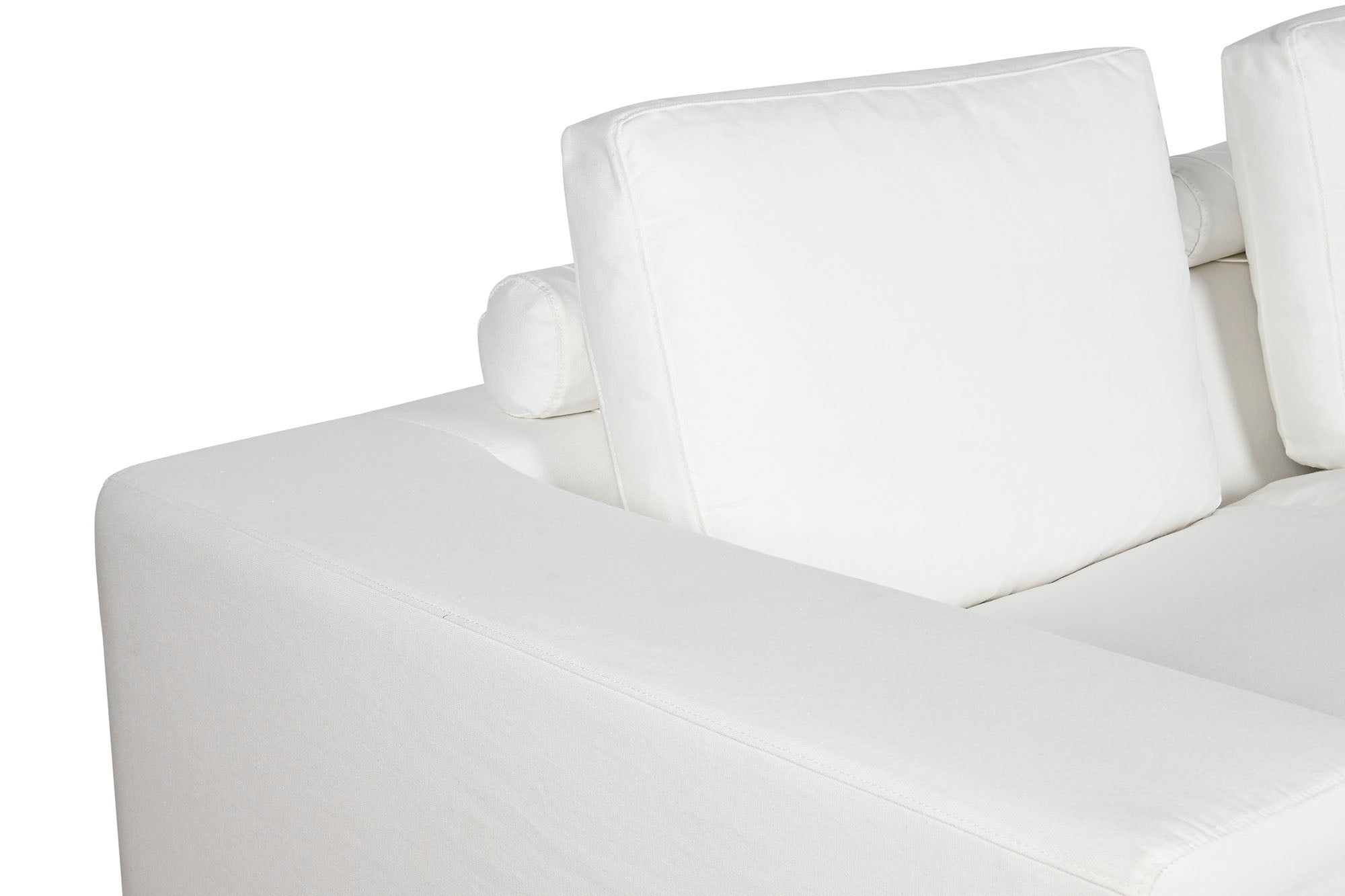 Sofa Poliester Pluma 286X95,5X57 Desenfundable