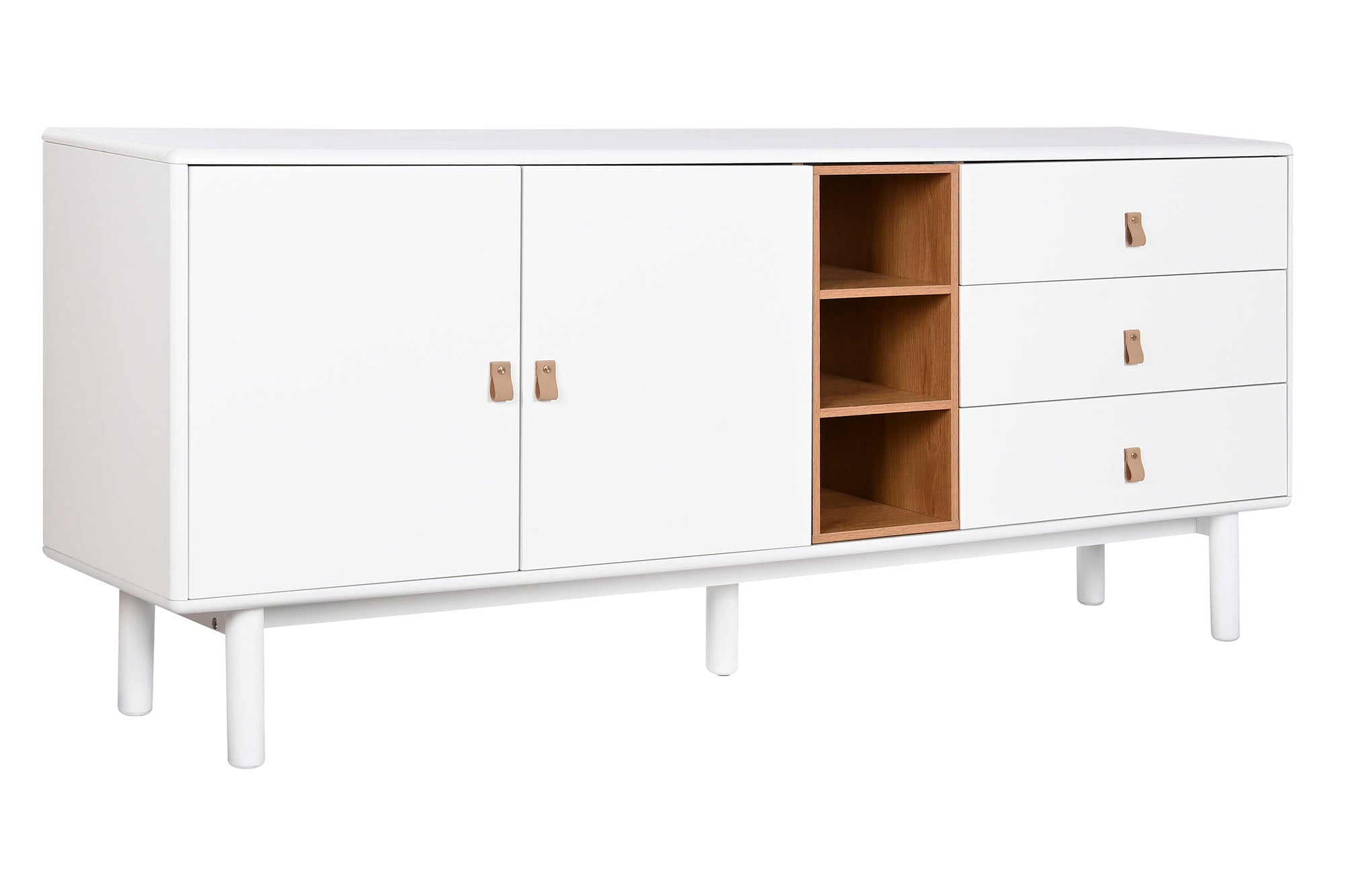 Buffet Madera Dm Pu 180X40X75 Blanco