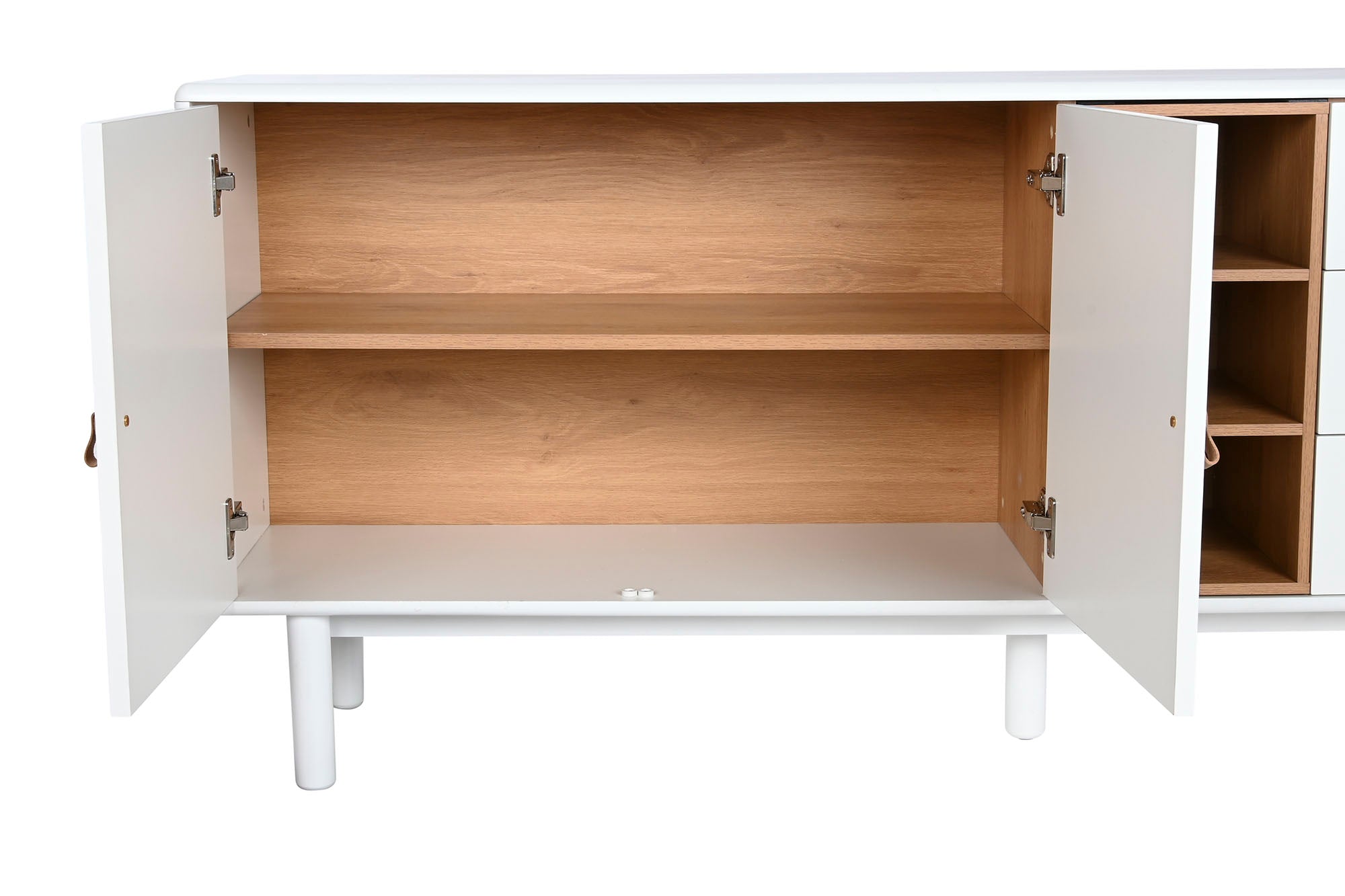 Buffet Madera Dm Pu 180X40X75 Blanco