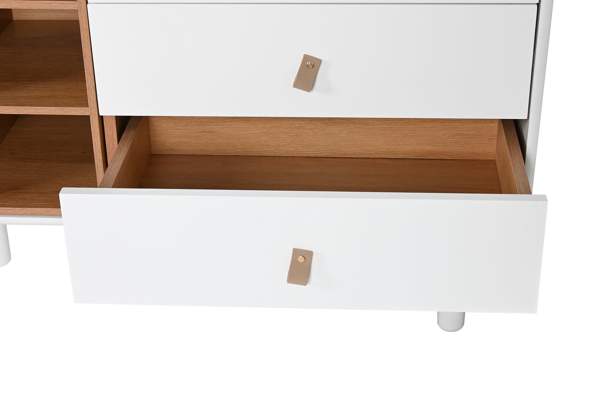 Buffet Madera Dm Pu 180X40X75 Blanco