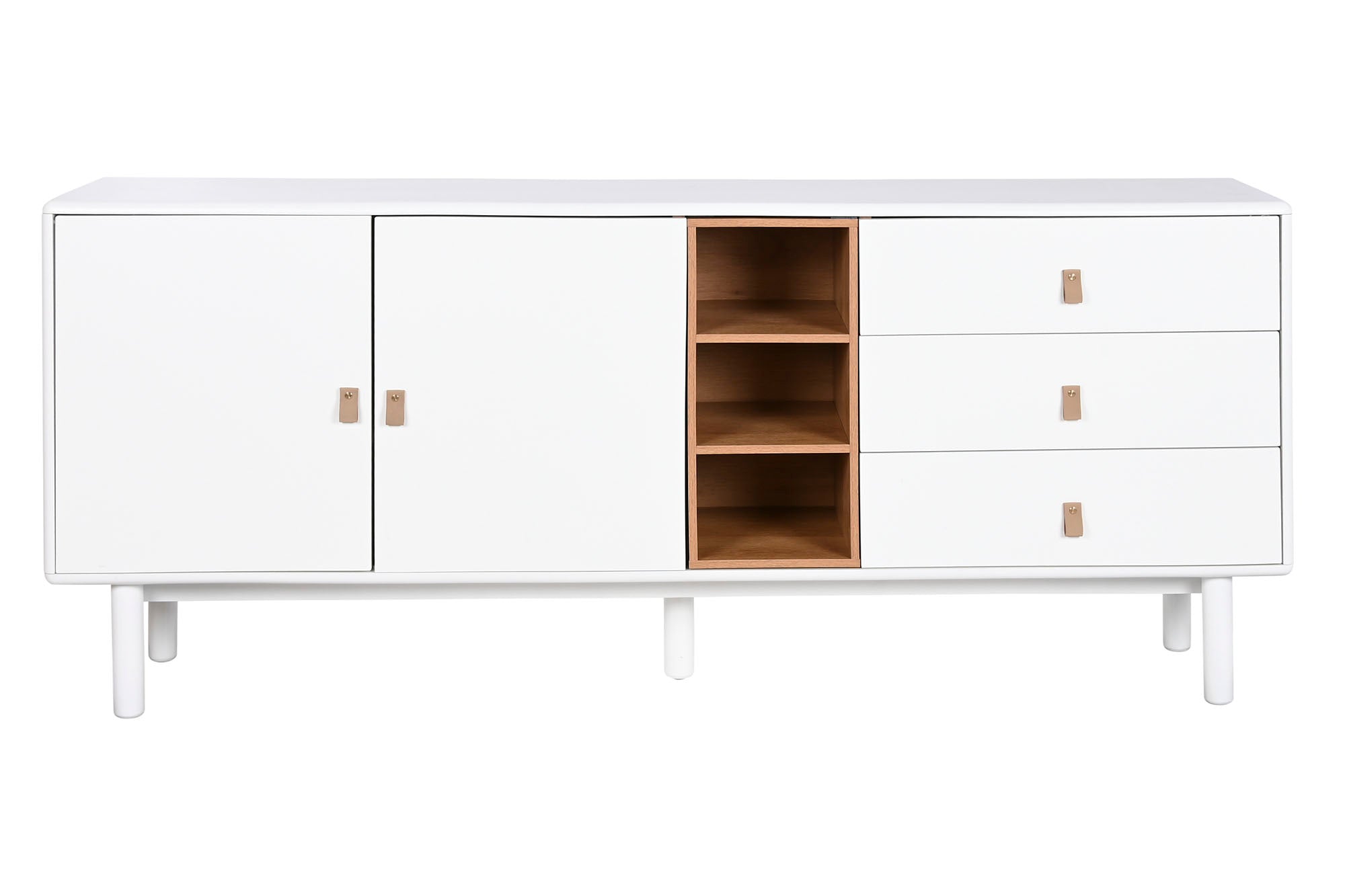 Buffet Madera Dm Pu 180X40X75 Blanco