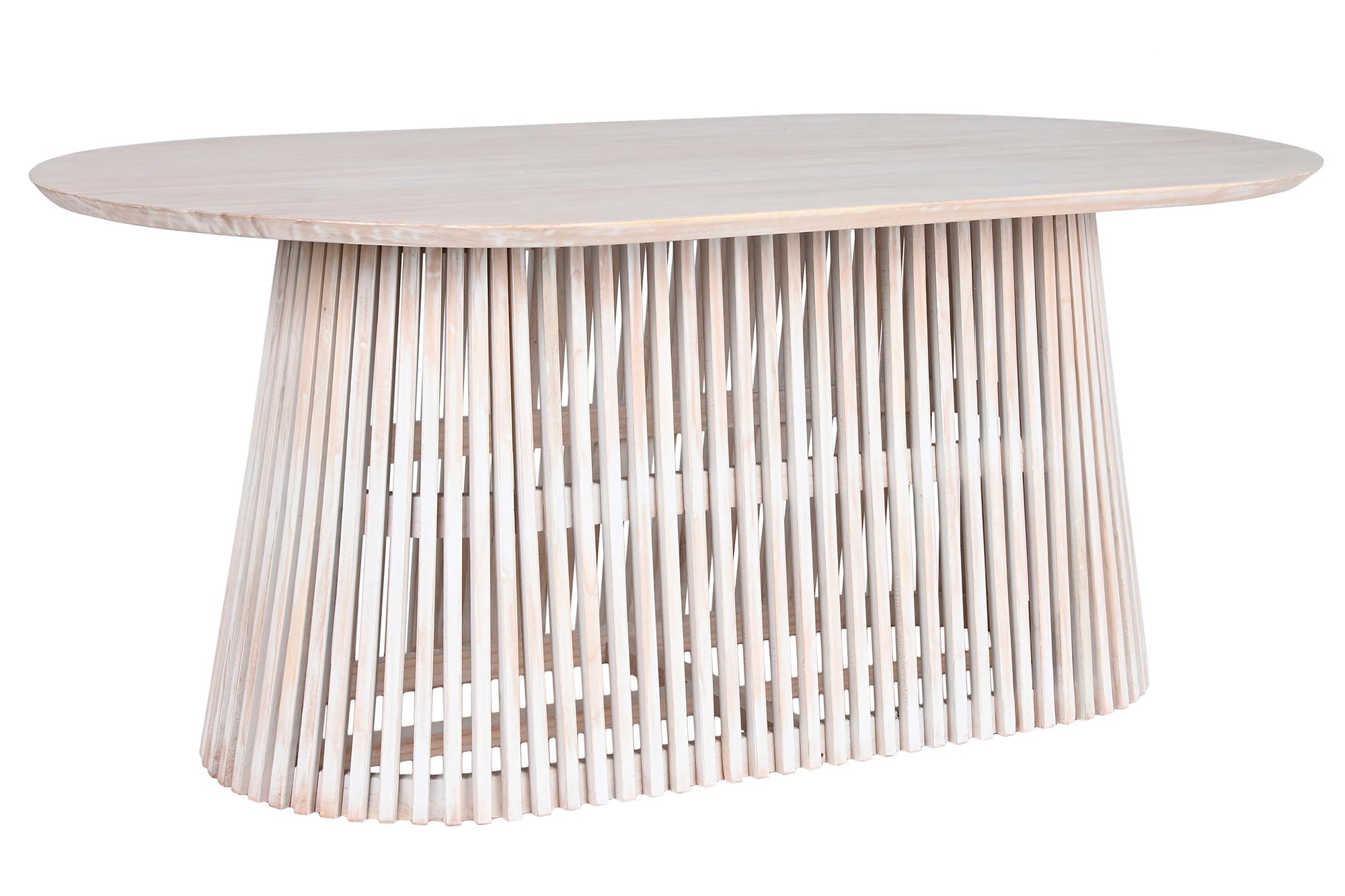 Mesa de Jantar Oval Mindi 180X100X75 Decape