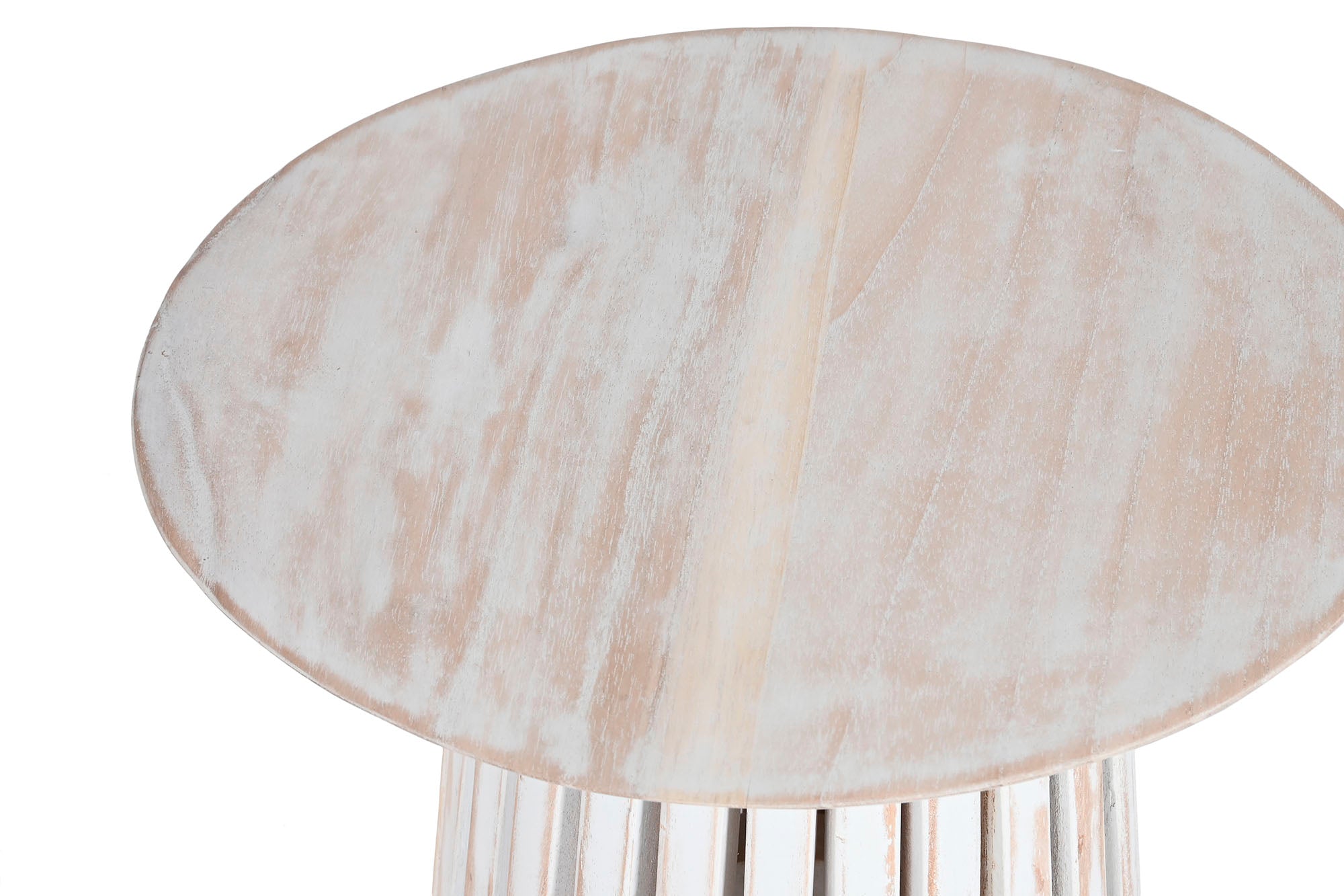 Mindi Side Table 40x40x60 Decape White