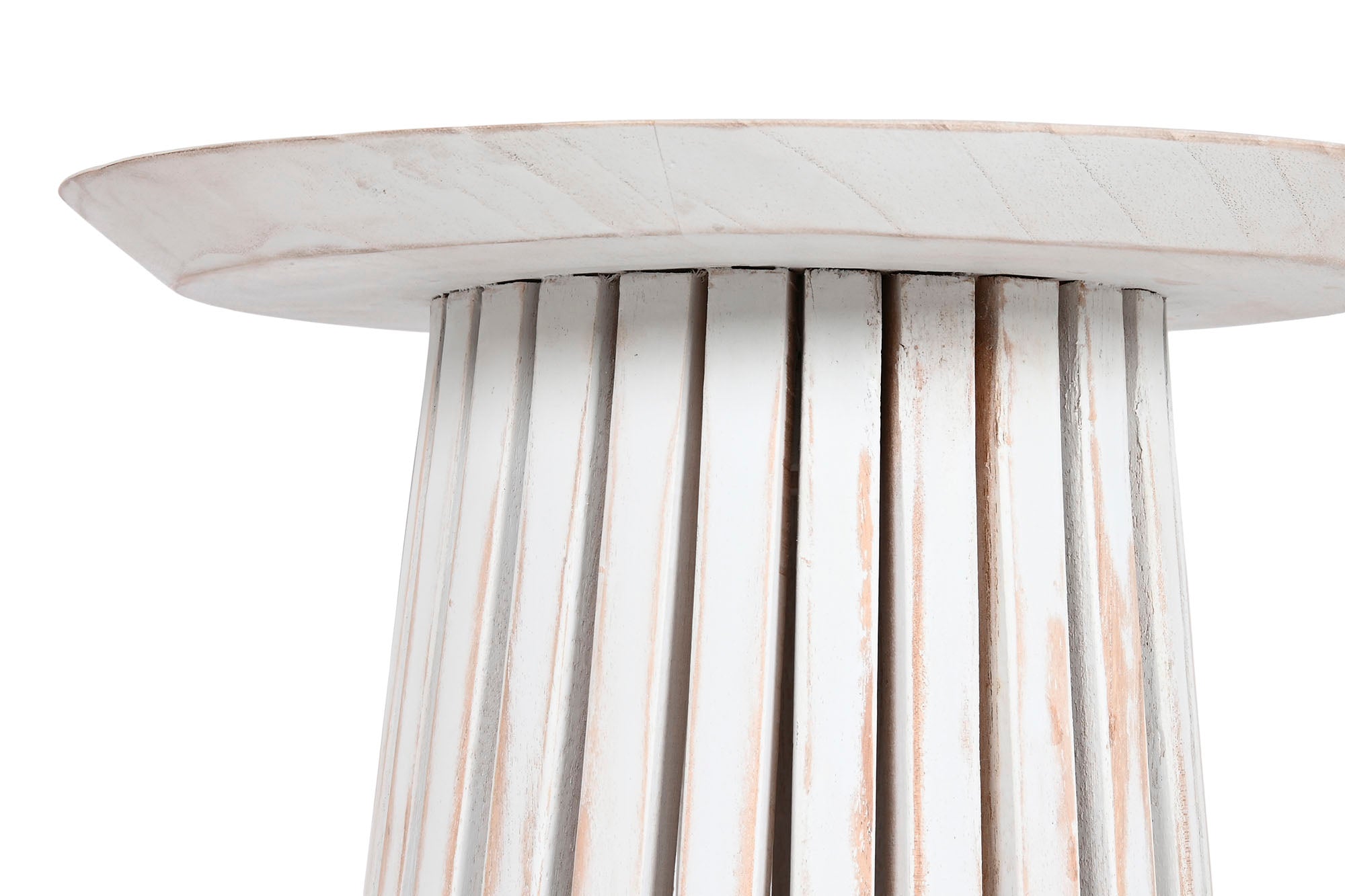 Mindi Side Table 40x40x60 Decape White