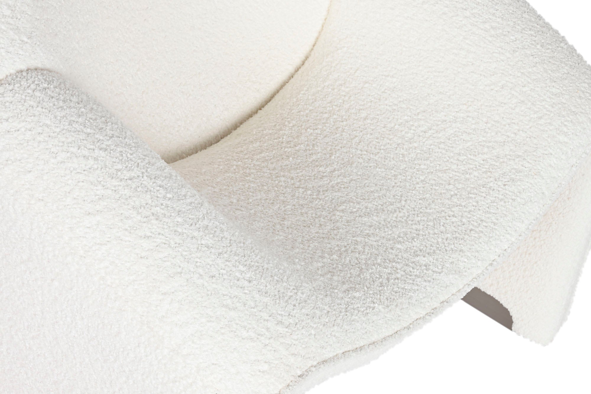 Poltrona de metal de poliéster 84x64x74 com alça branca