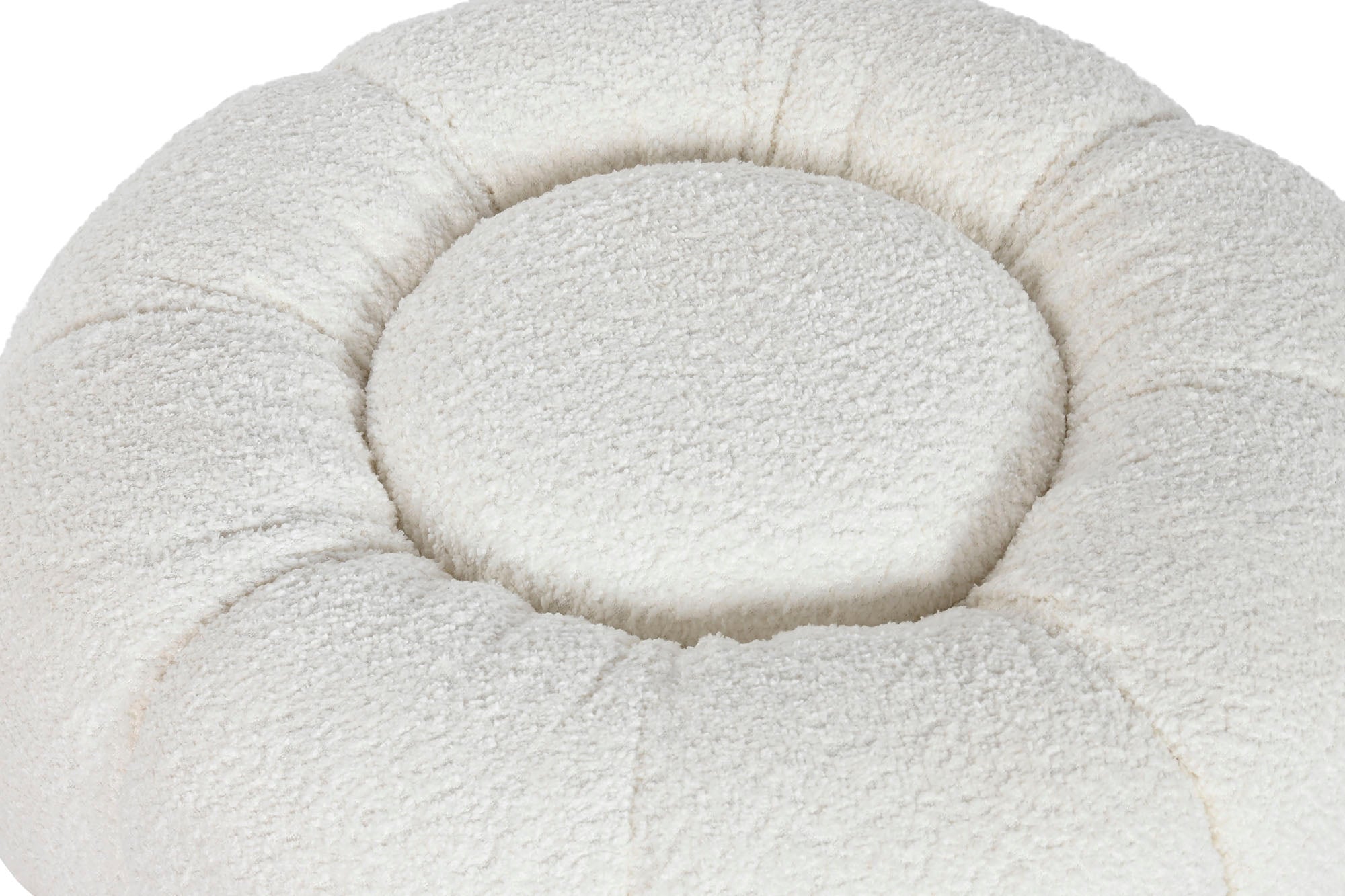 Reposapies Poliester Metal 65X65X35 Bucle Blanco