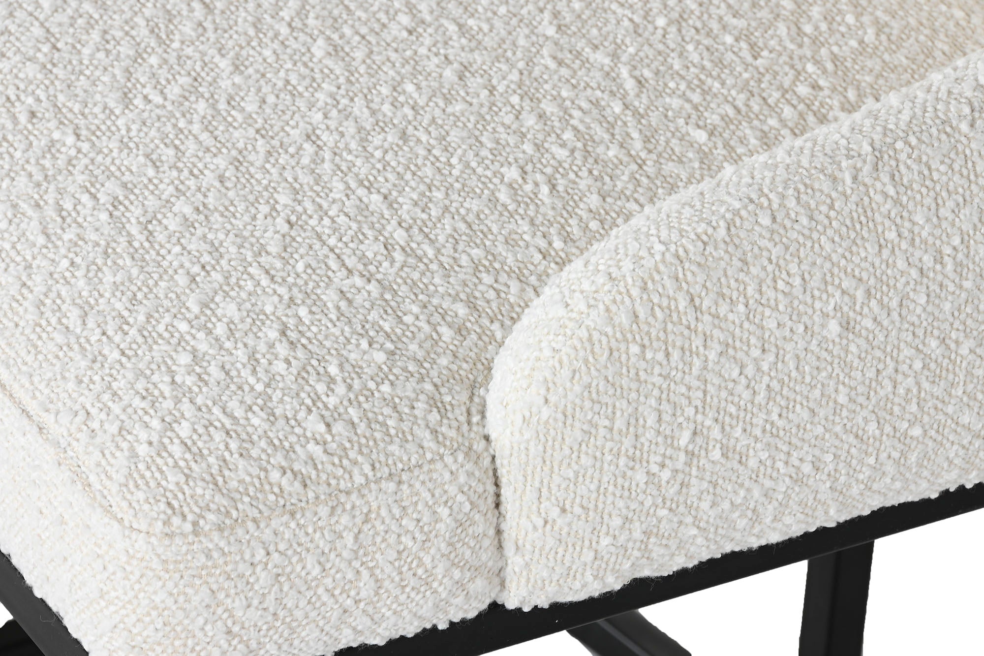 Polyester Metal Chair 54X61X82.5 White