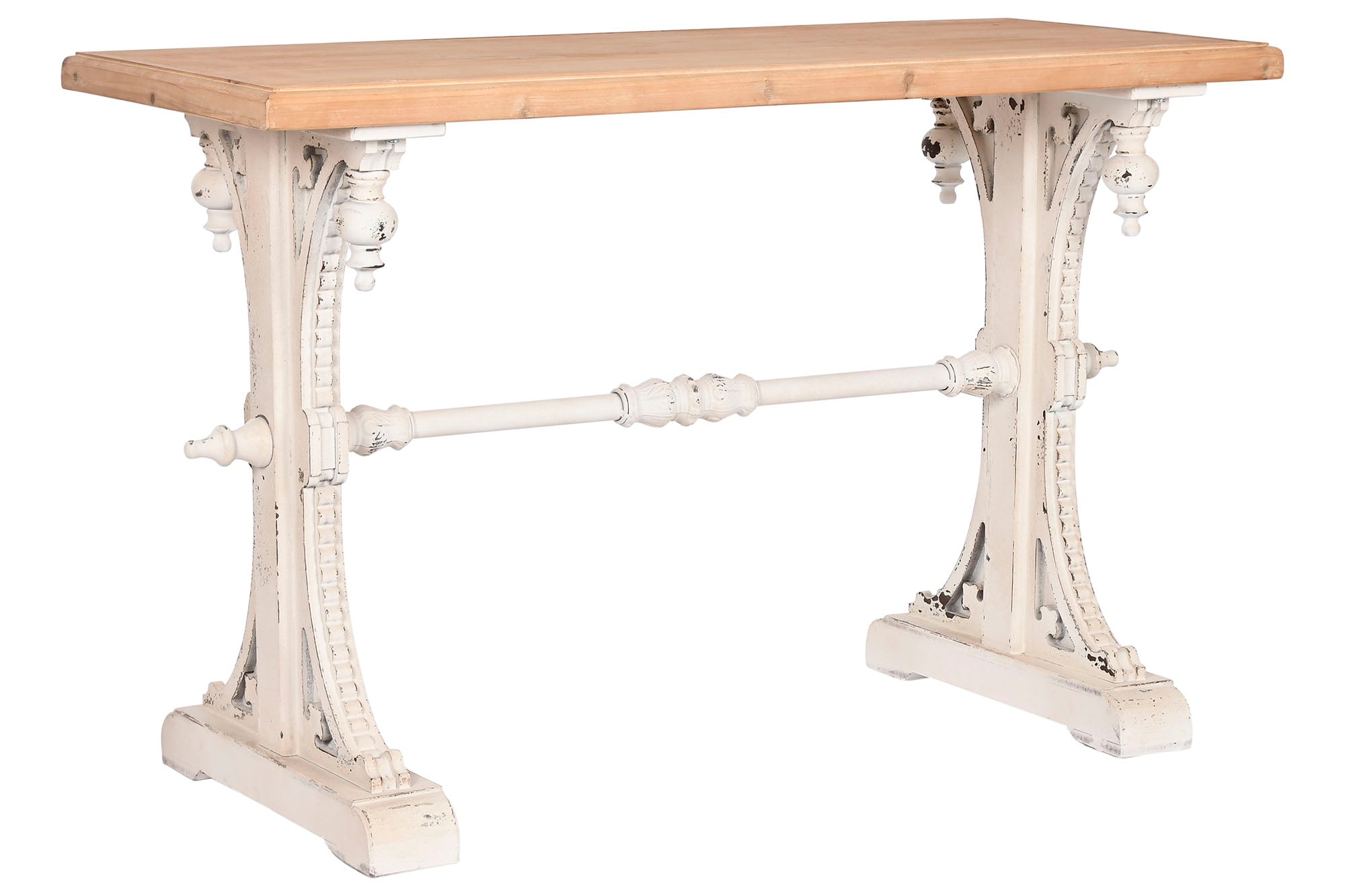 Consola Abeto Mdf 120X50X77 Decape Blanco