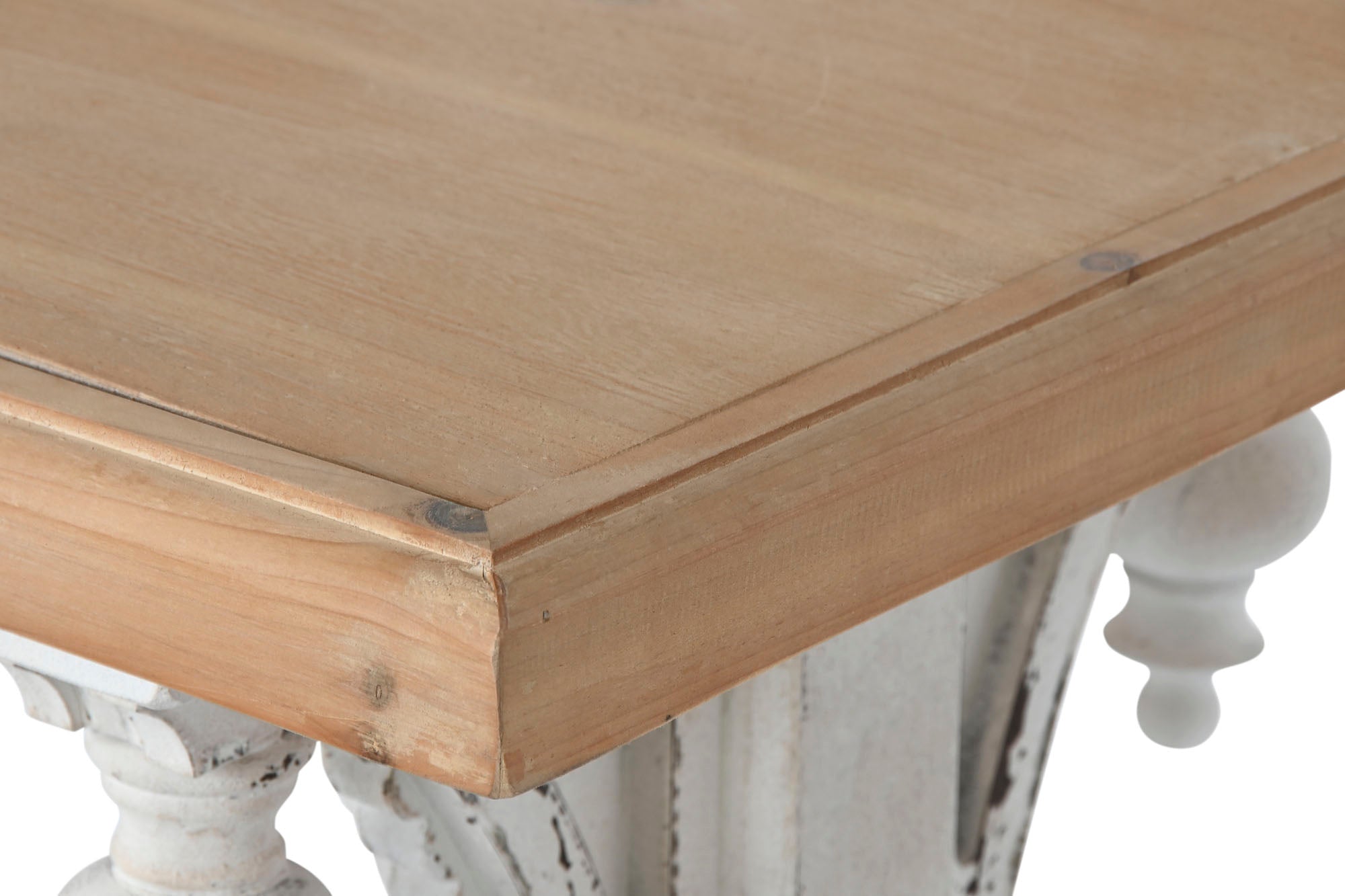 Consola Abeto Mdf 120X50X77 Decape Blanco