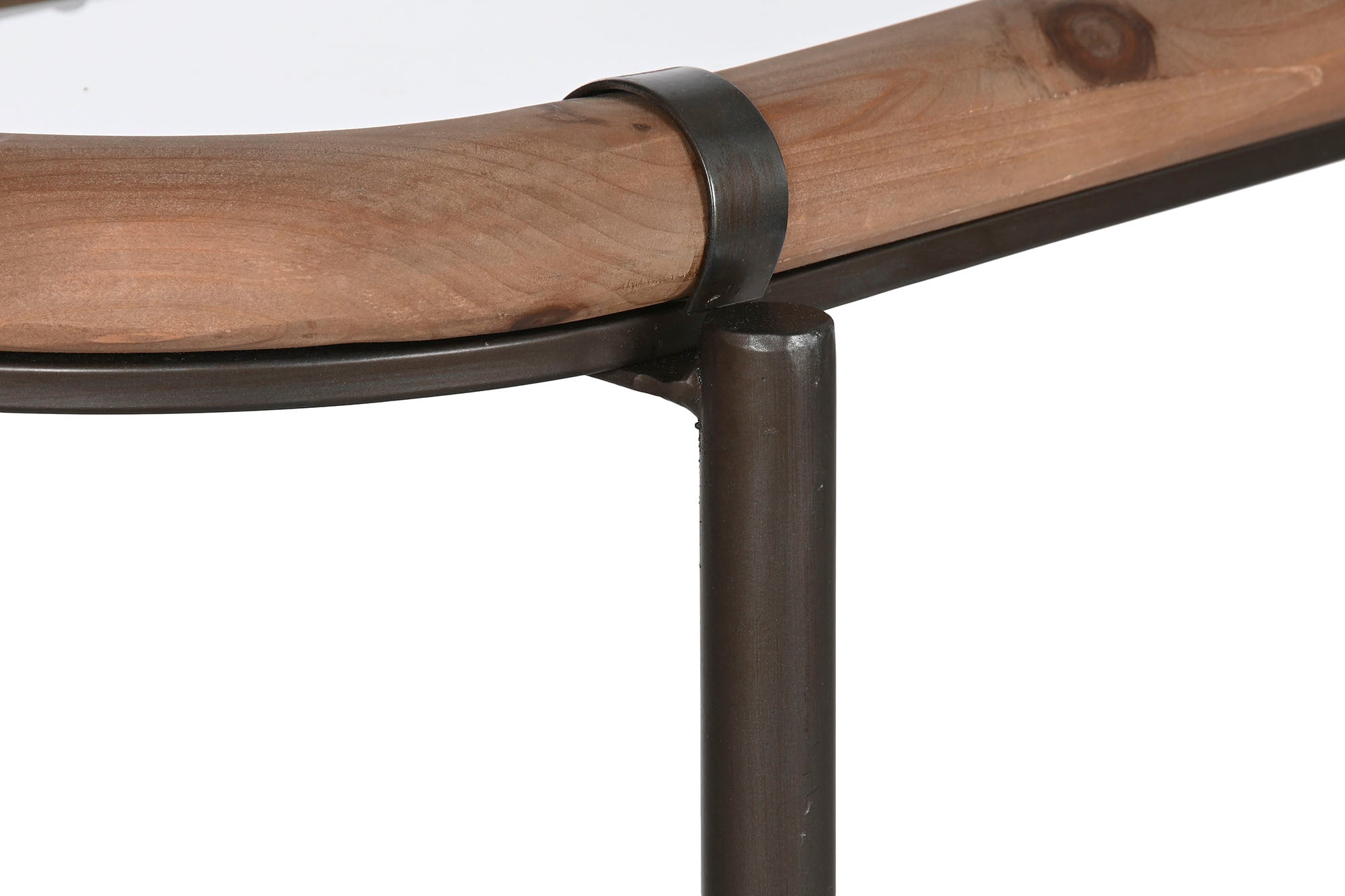 Console de vidro de abeto 131X36X81 Natural