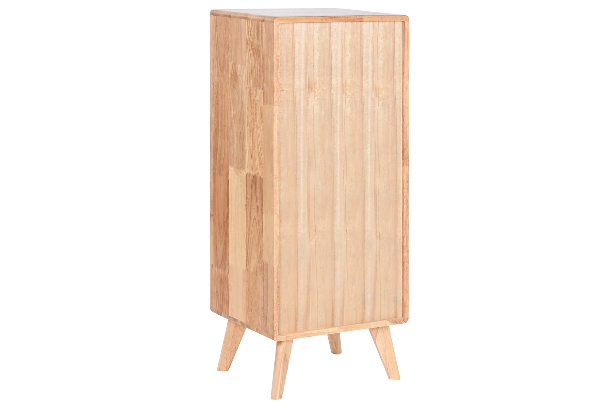Cajonera Rubberwood Ratan 40X30X93 Natural