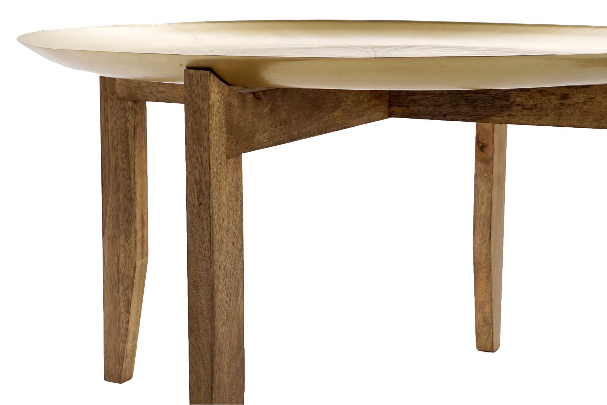 Mango Coffee Table 75X75X44 Mango Brass Coffee Table