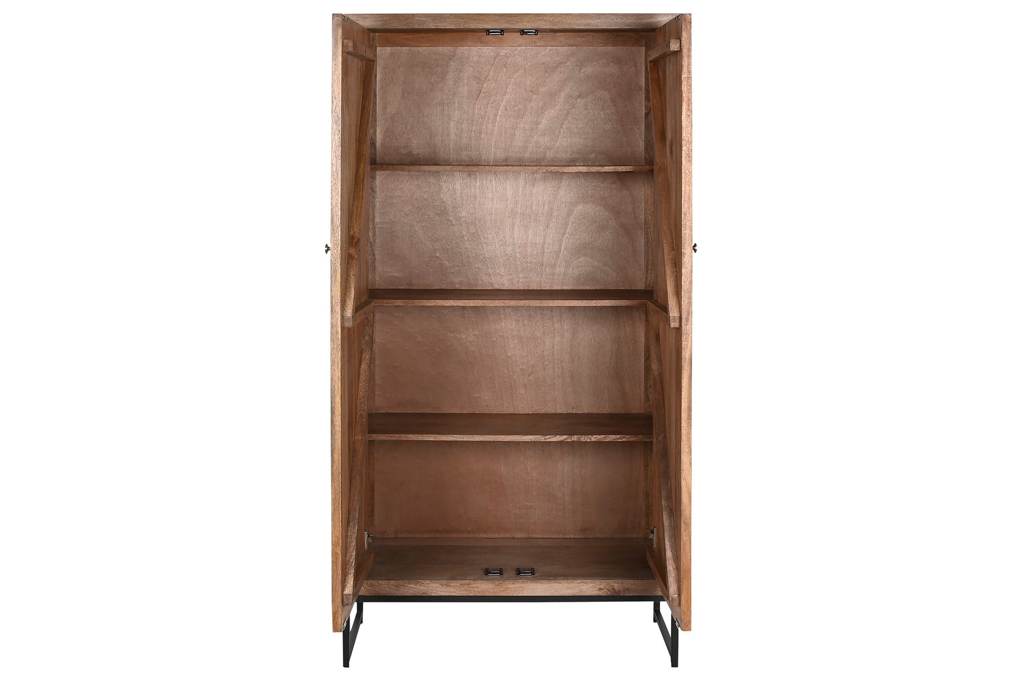 Armario Mango Espejo 93X38X170 Natural