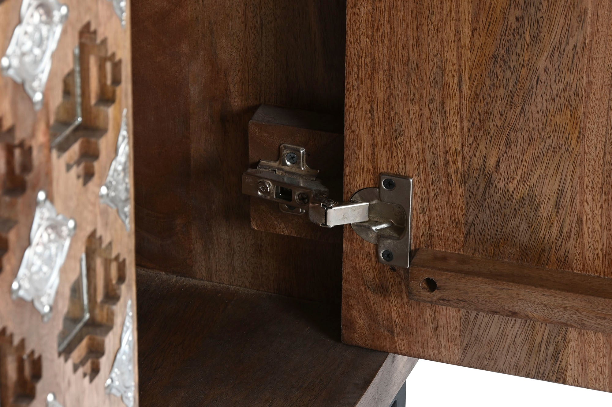 Mango Mirror Cabinet 93X38X170 Natural