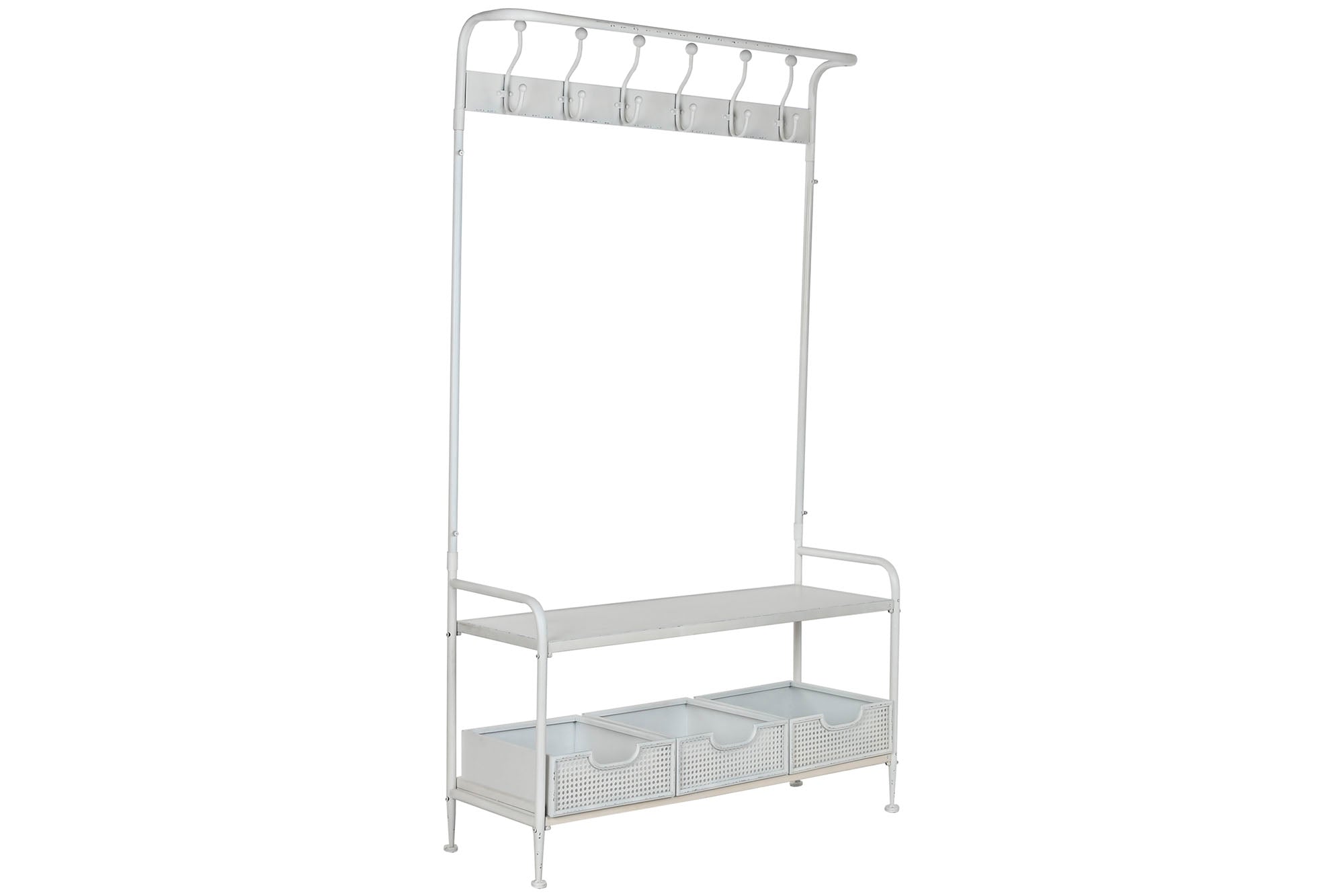 Metal Hallway 110x36x186 White