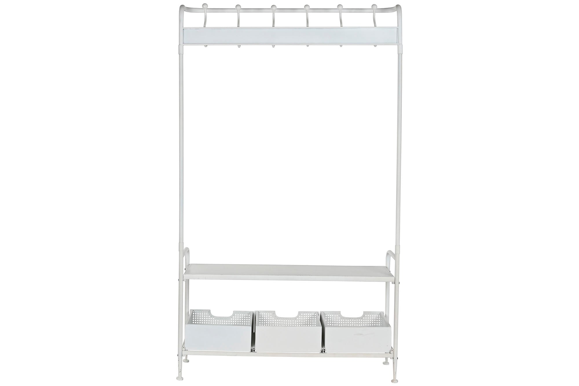 Metal Hallway 110x36x186 White