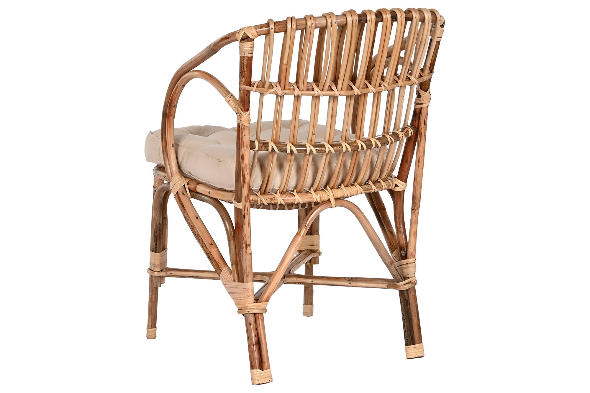 Bamboo Ratan Chair 58X65X85 Natural