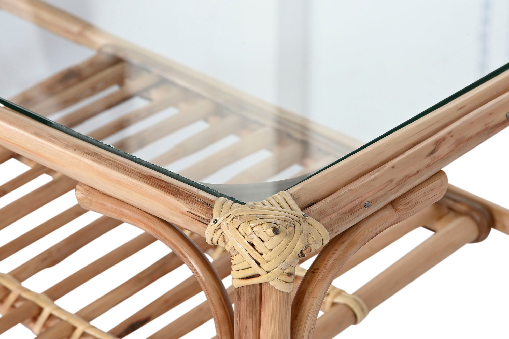 Mesa Centro Ratan Bambu 76X46X40 Natural