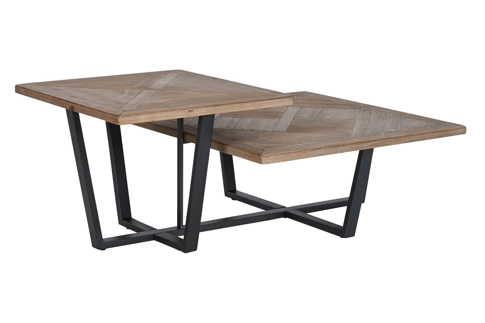 Mesa de Centro de Metal Fir 118X78X45 Natural