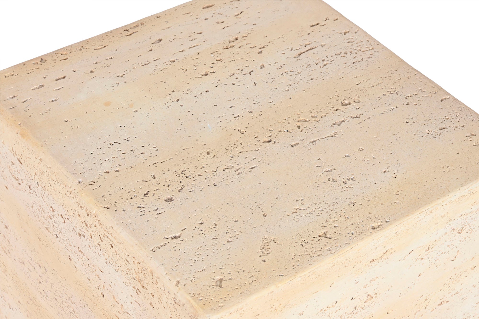 Mesita Auxiliar Magnesia 40X40X40 Simil Marmol
