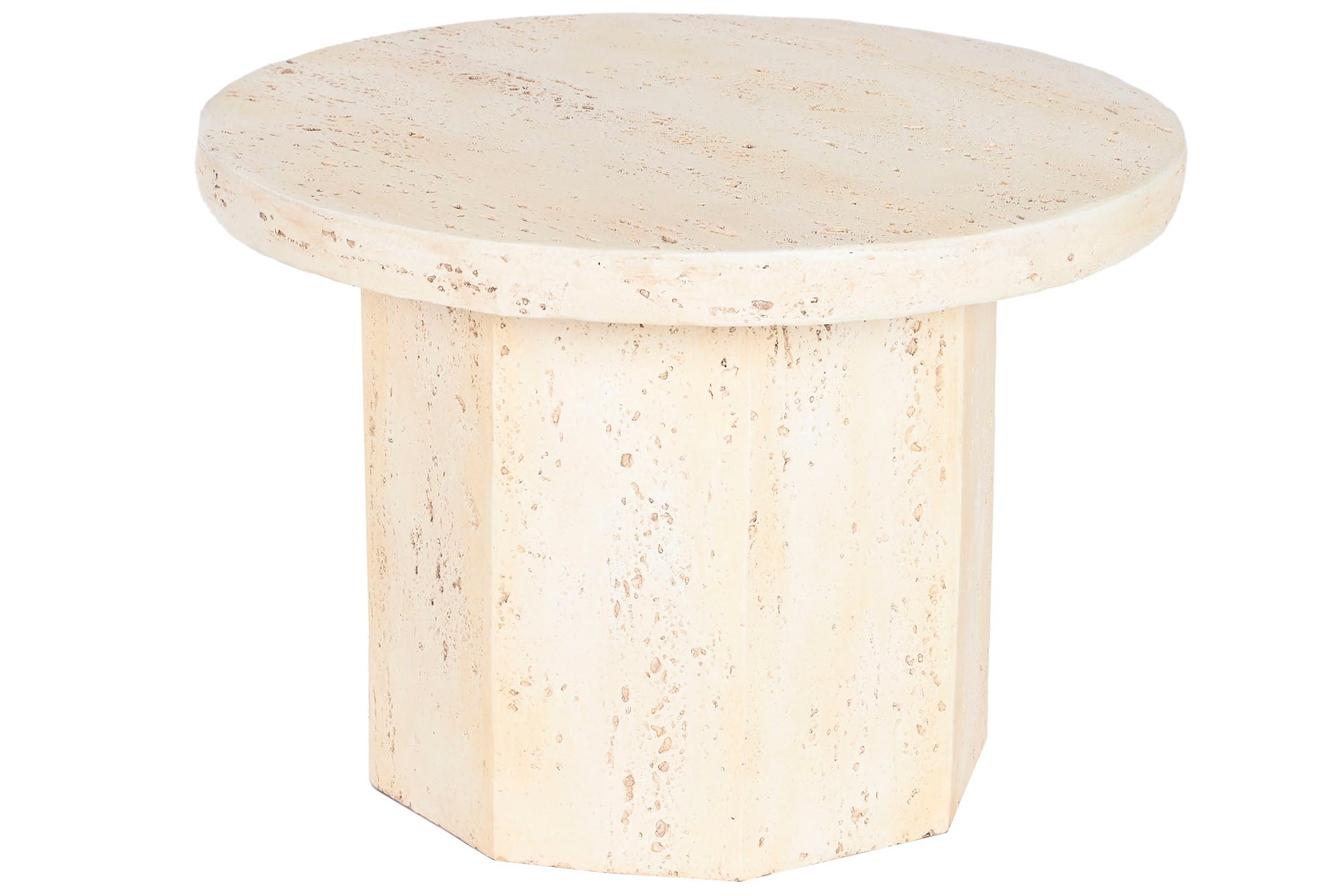Magnesia Side Table 61X61X42.3 Simil Marble