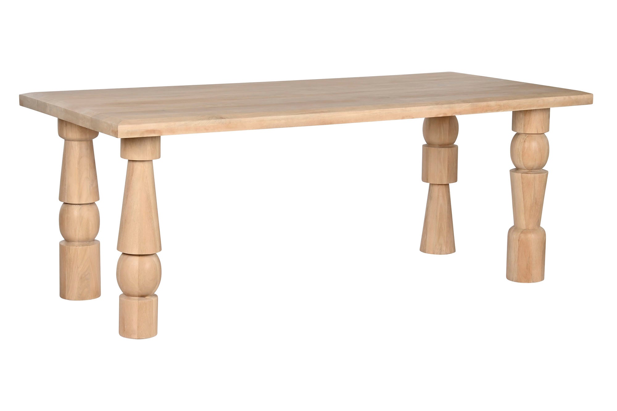 Mesa de Jantar Mango 200X90X76 Natural
