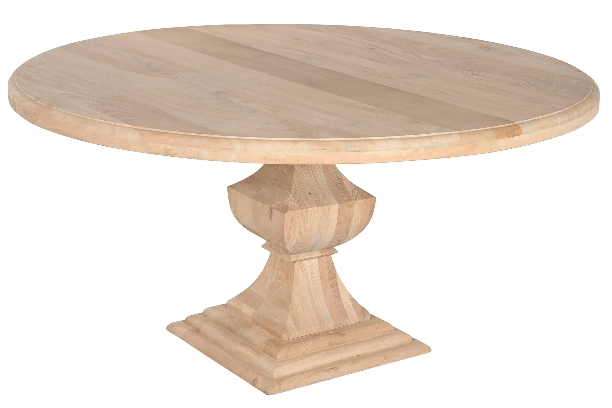 Mesa Redonda Comedor Mango 150X150X76 Natural