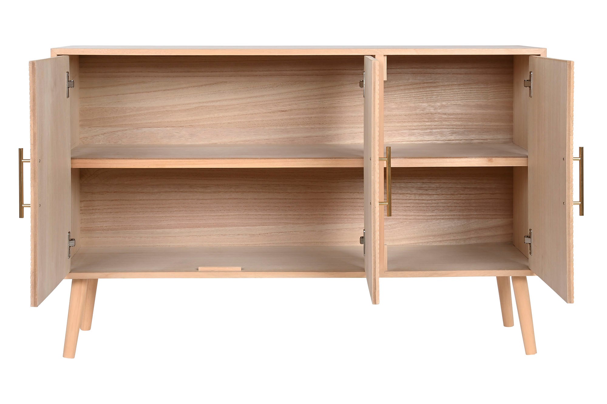Buffet Paulownia Mdf 120X34X76 Natural