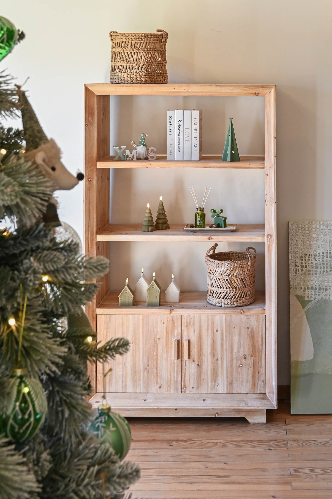 Prateleira de MDF Abeto 100X40X175 Natural