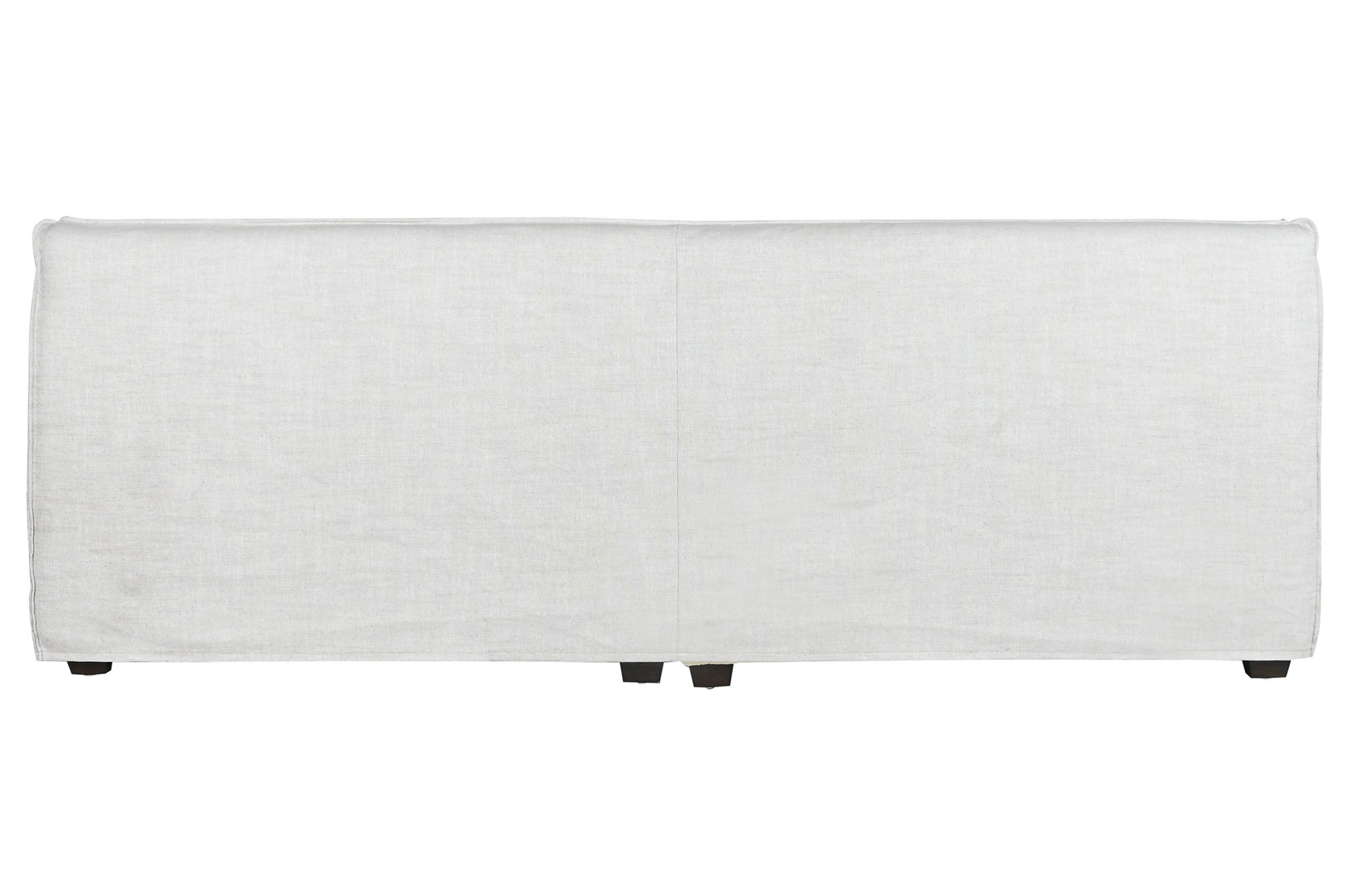 Sofá de linho 260x110x86 com 7 almofadas bege