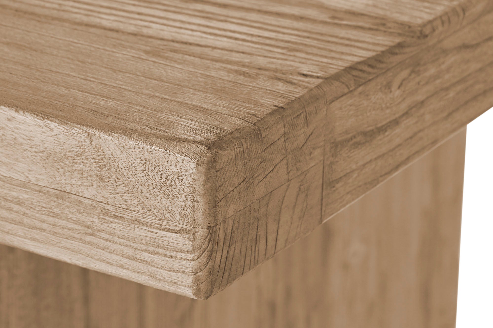 Mesa Comedor Olmo Macizo 244X102X76 Natural