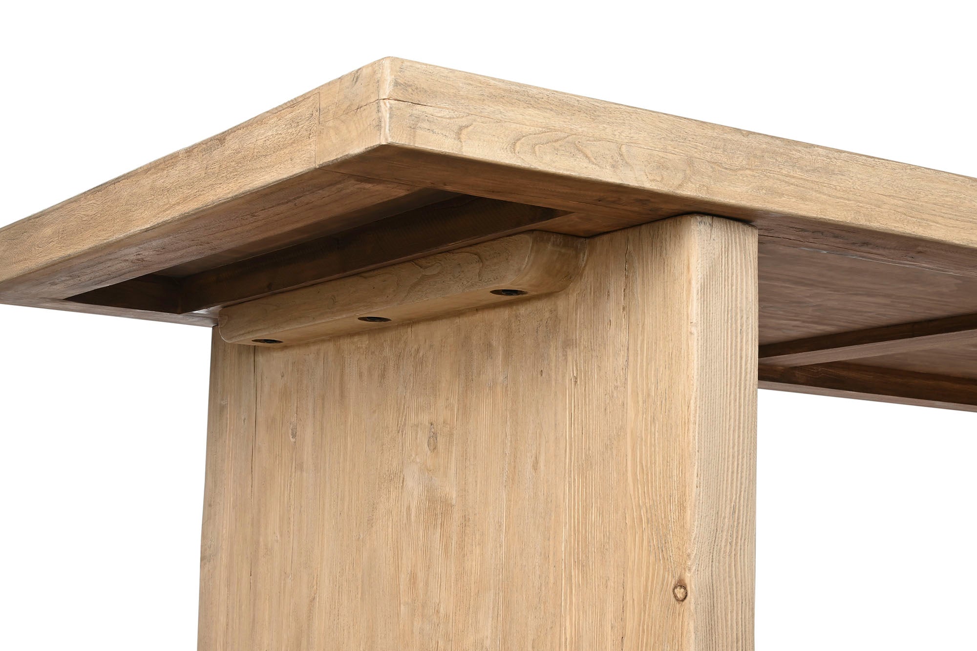 Mesa Comedor Olmo Macizo 244X102X76 Natural